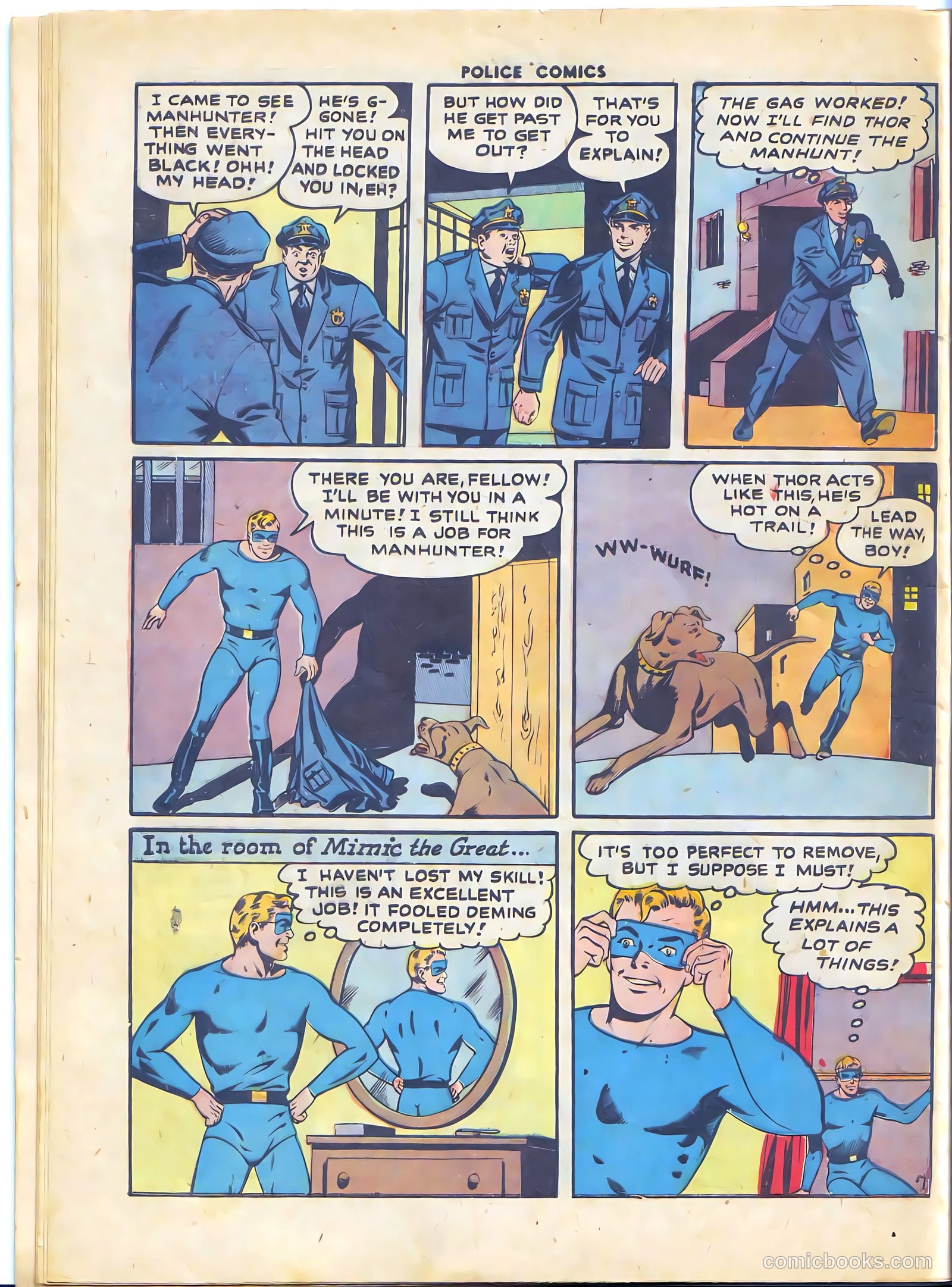 Police Comics #93 (1949) — page 32 of 36