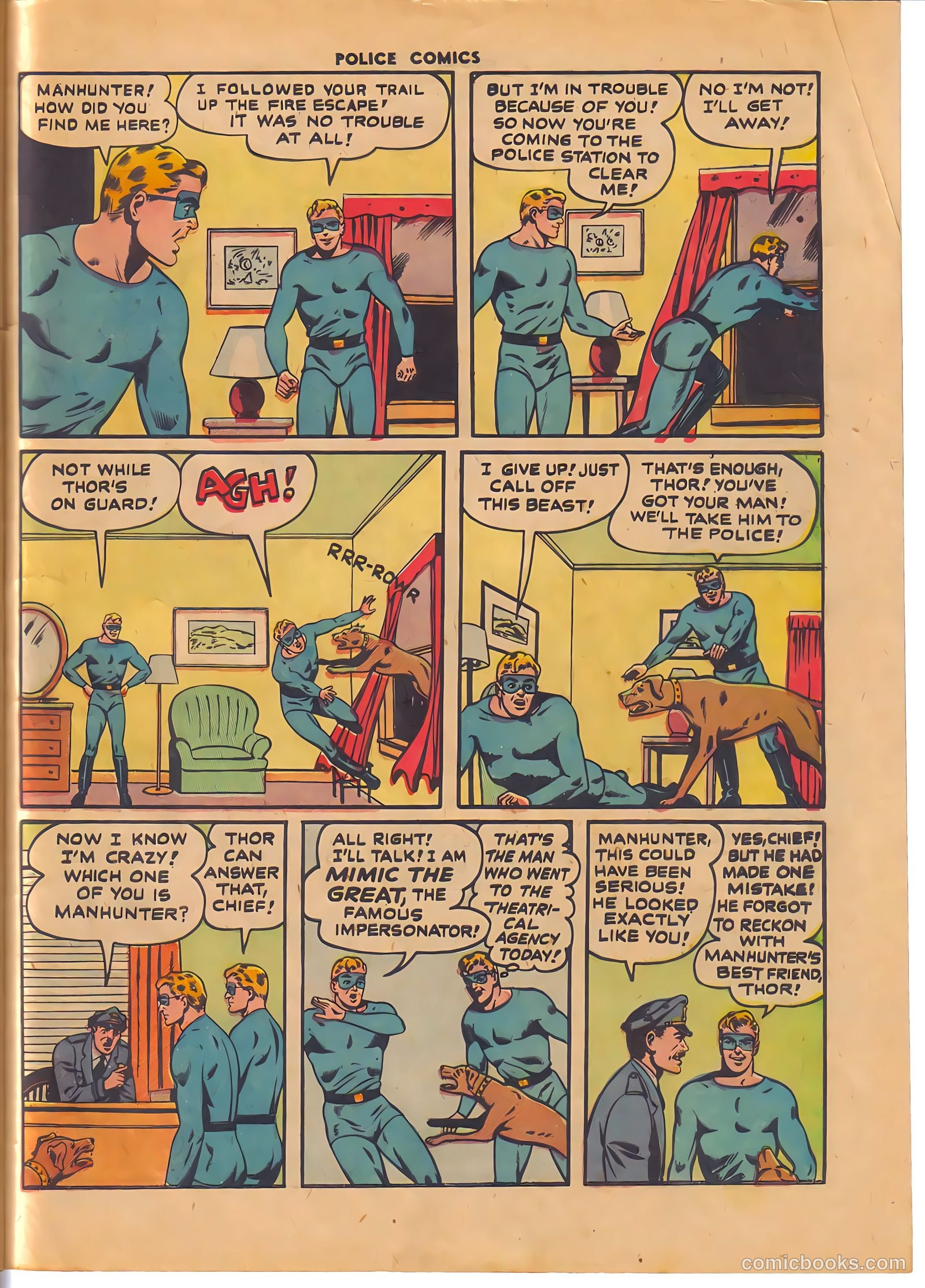 Police Comics #93 (1949) — page 33 of 36