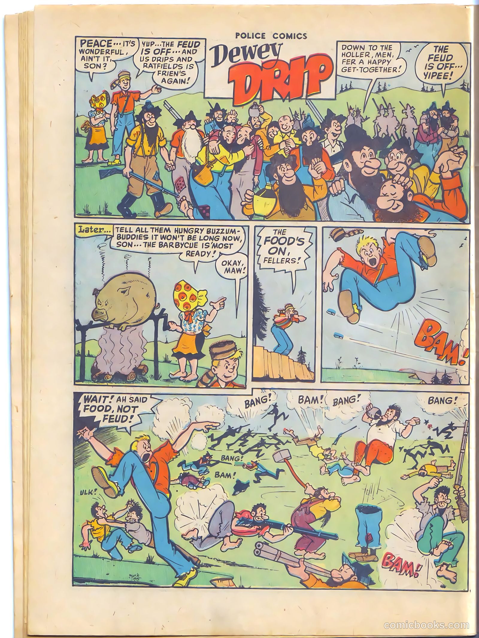 Police Comics #93 (1949) — page 34 of 36