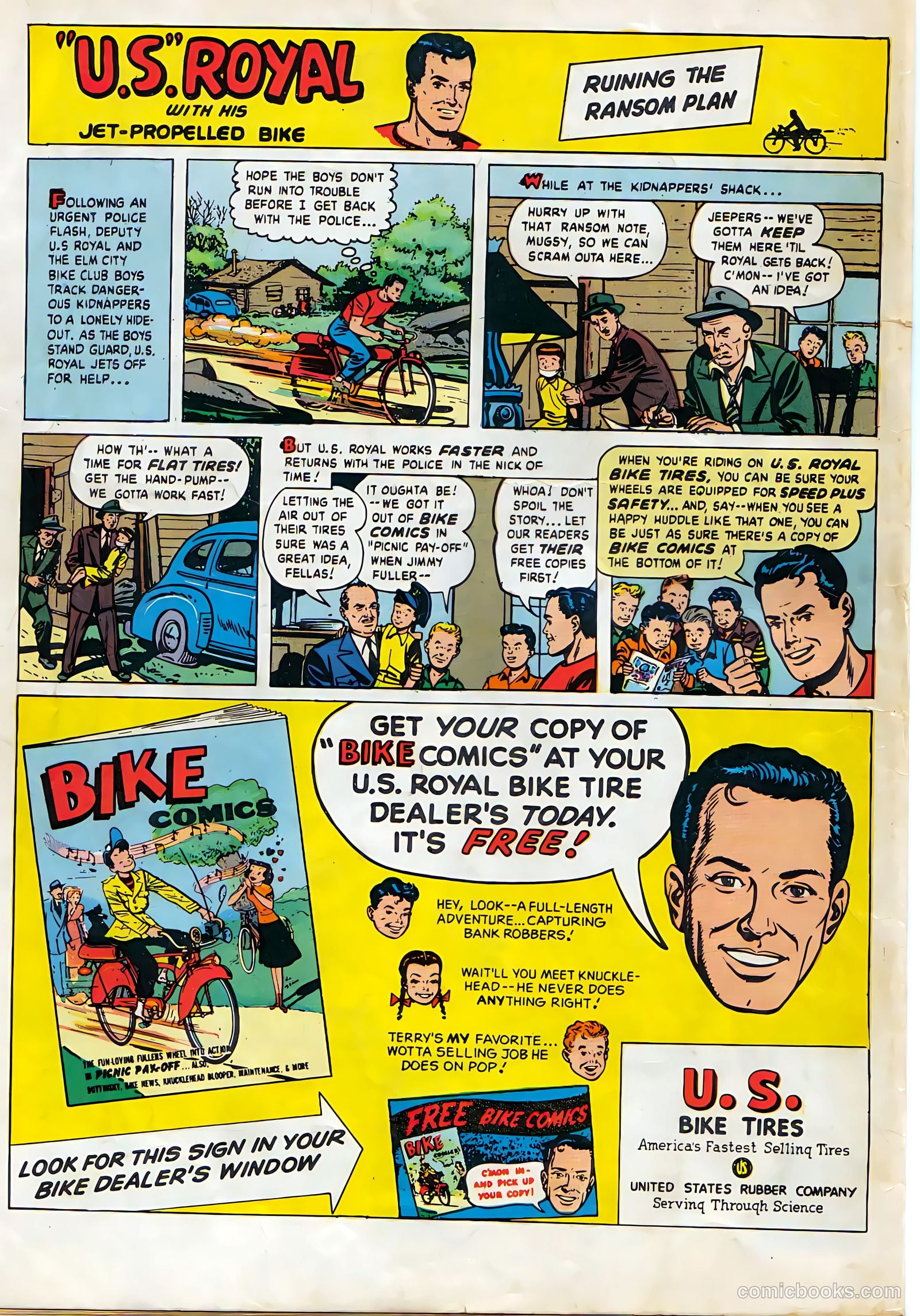 Police Comics #93 (1949) — page 36 of 36