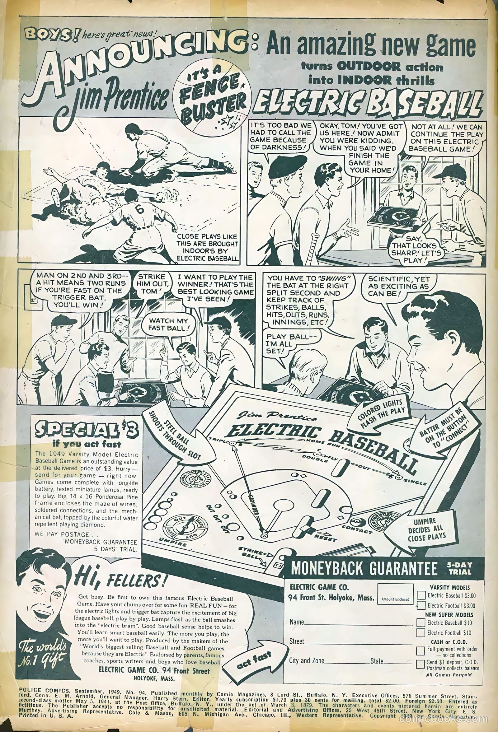 Police Comics #94 (1949) — page 2 of 36