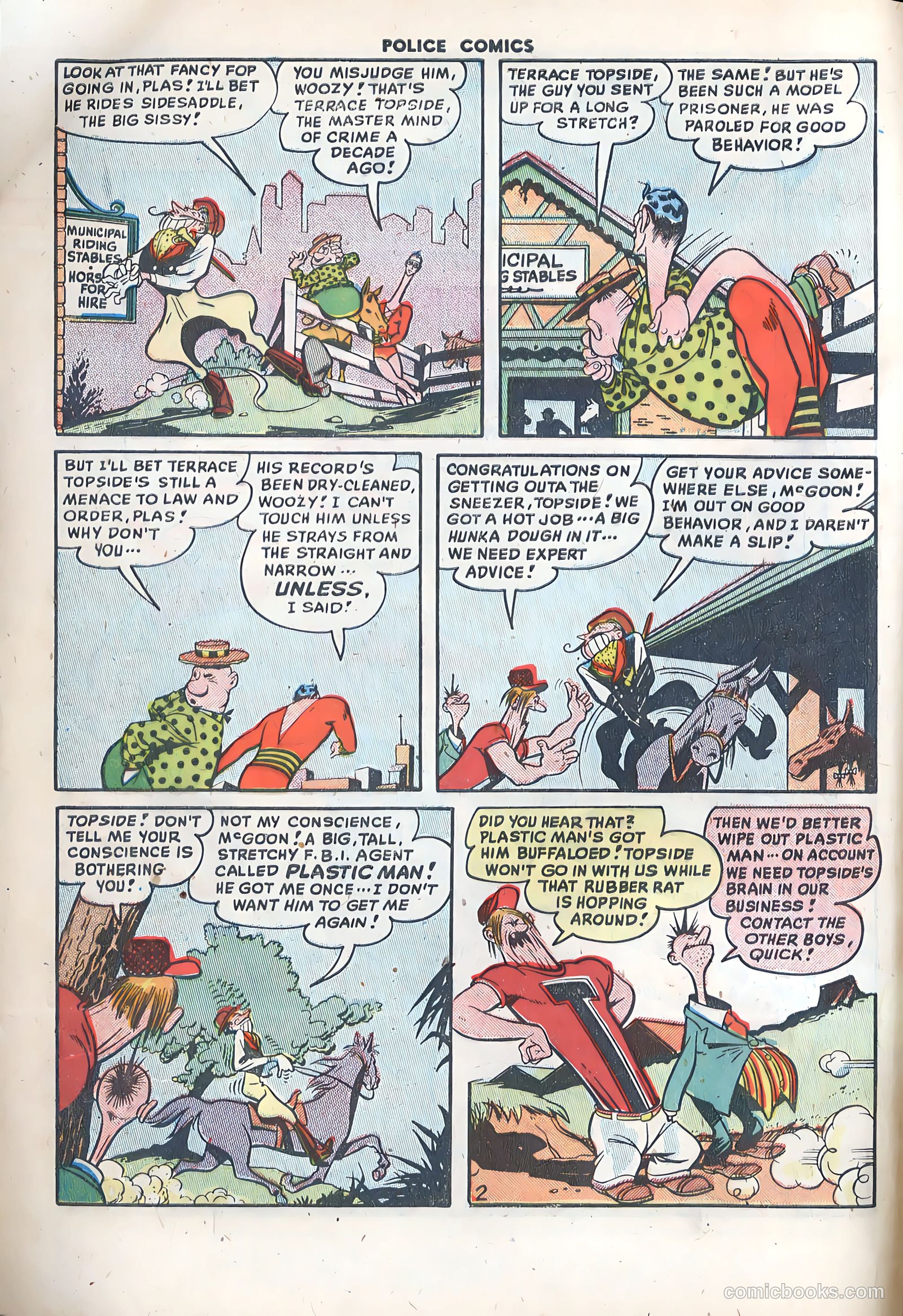 Police Comics #95 (1949) — page 4 of 36