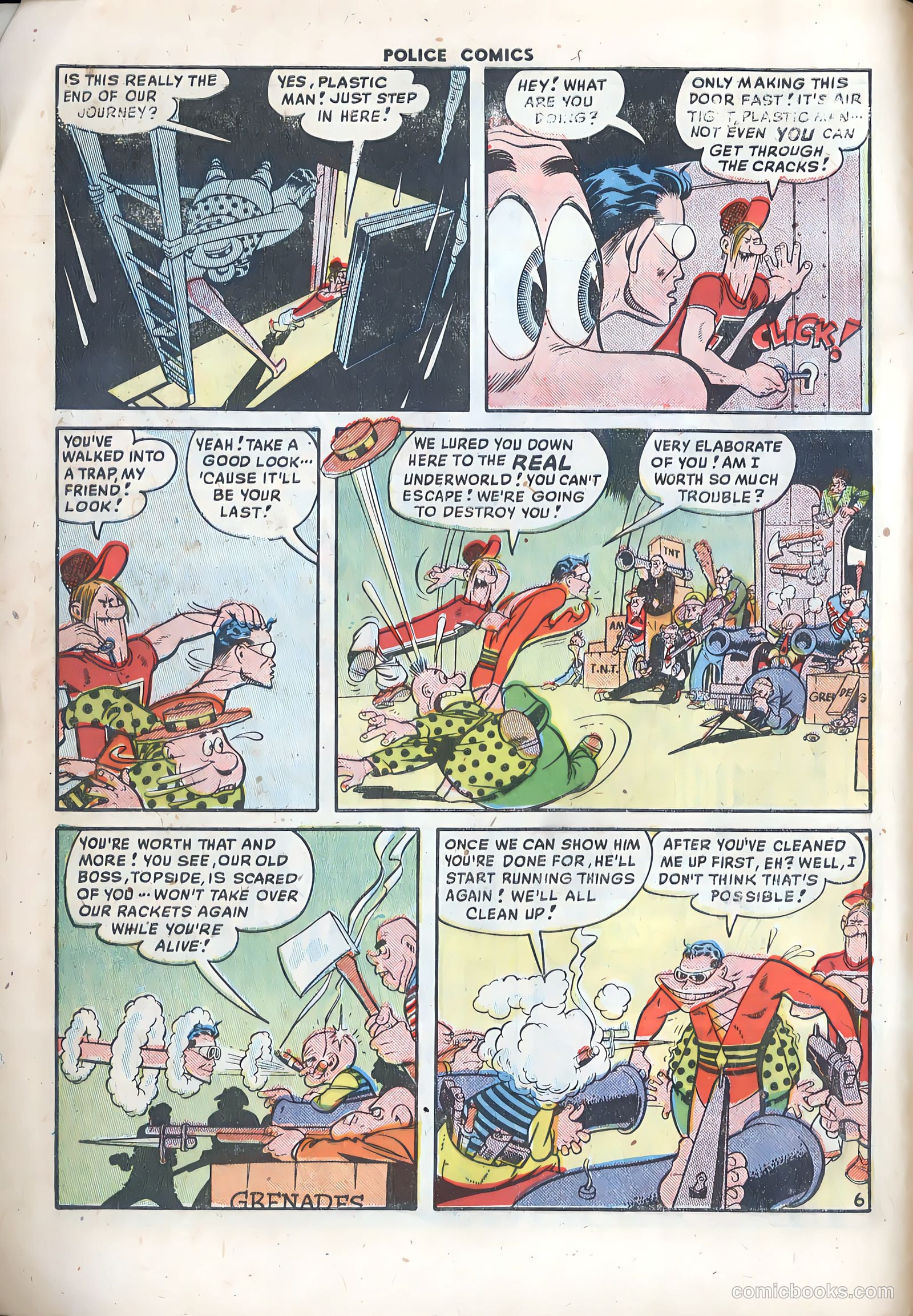 Police Comics #95 (1949) — page 8 of 36
