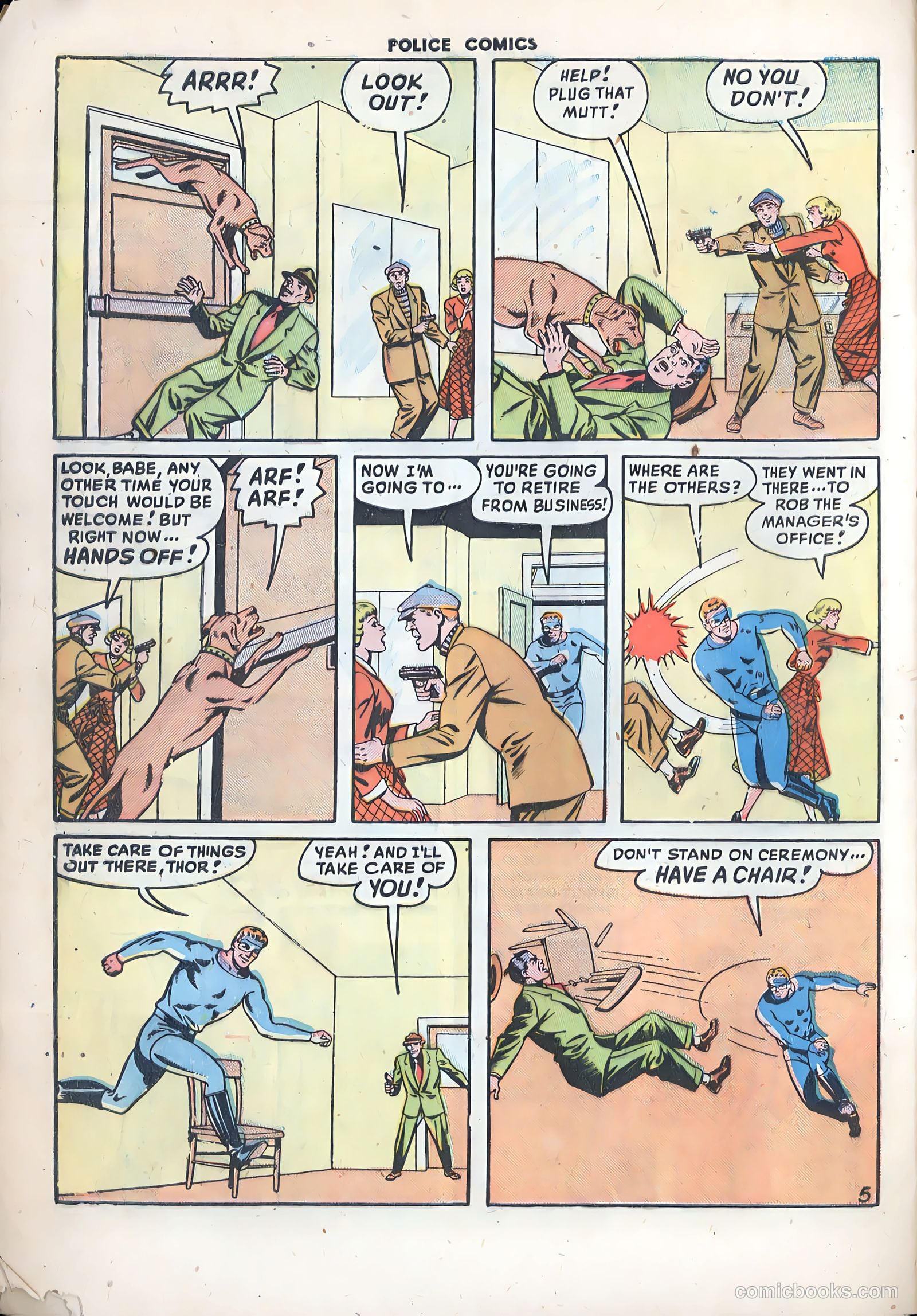 Police Comics #95 (1949) — page 32 of 36