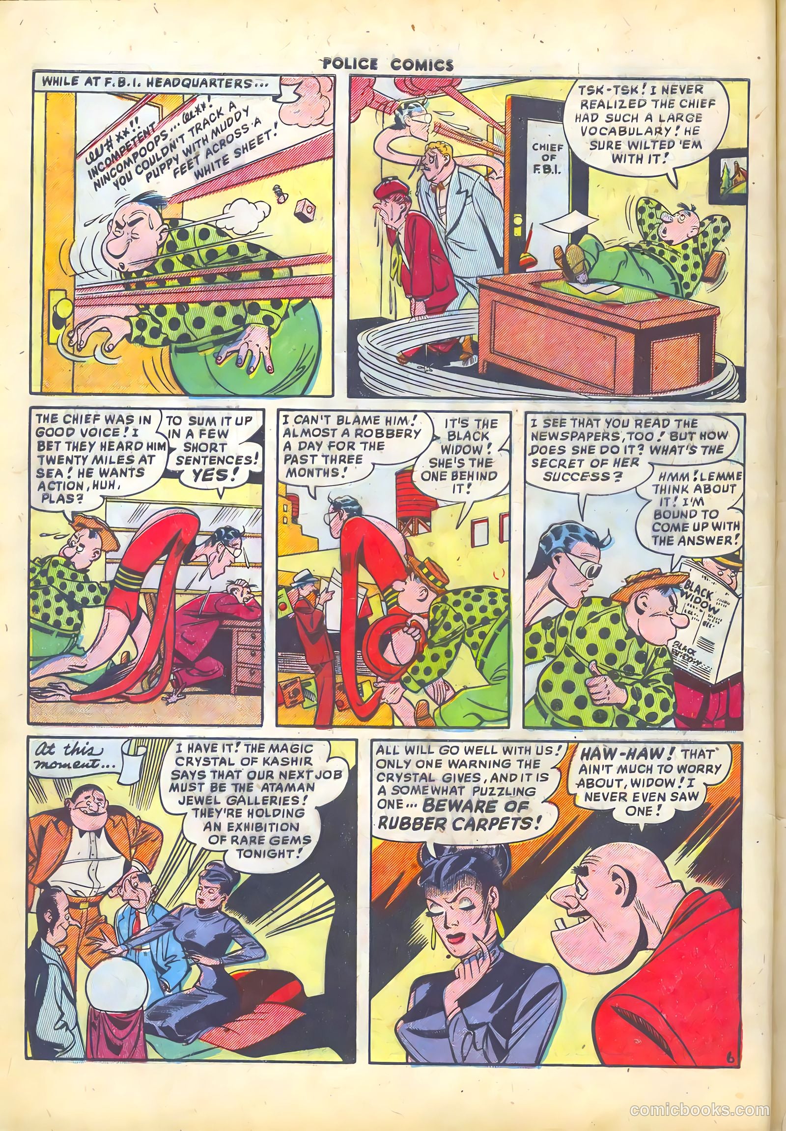 Police Comics #96 (1949) — page 8 of 36