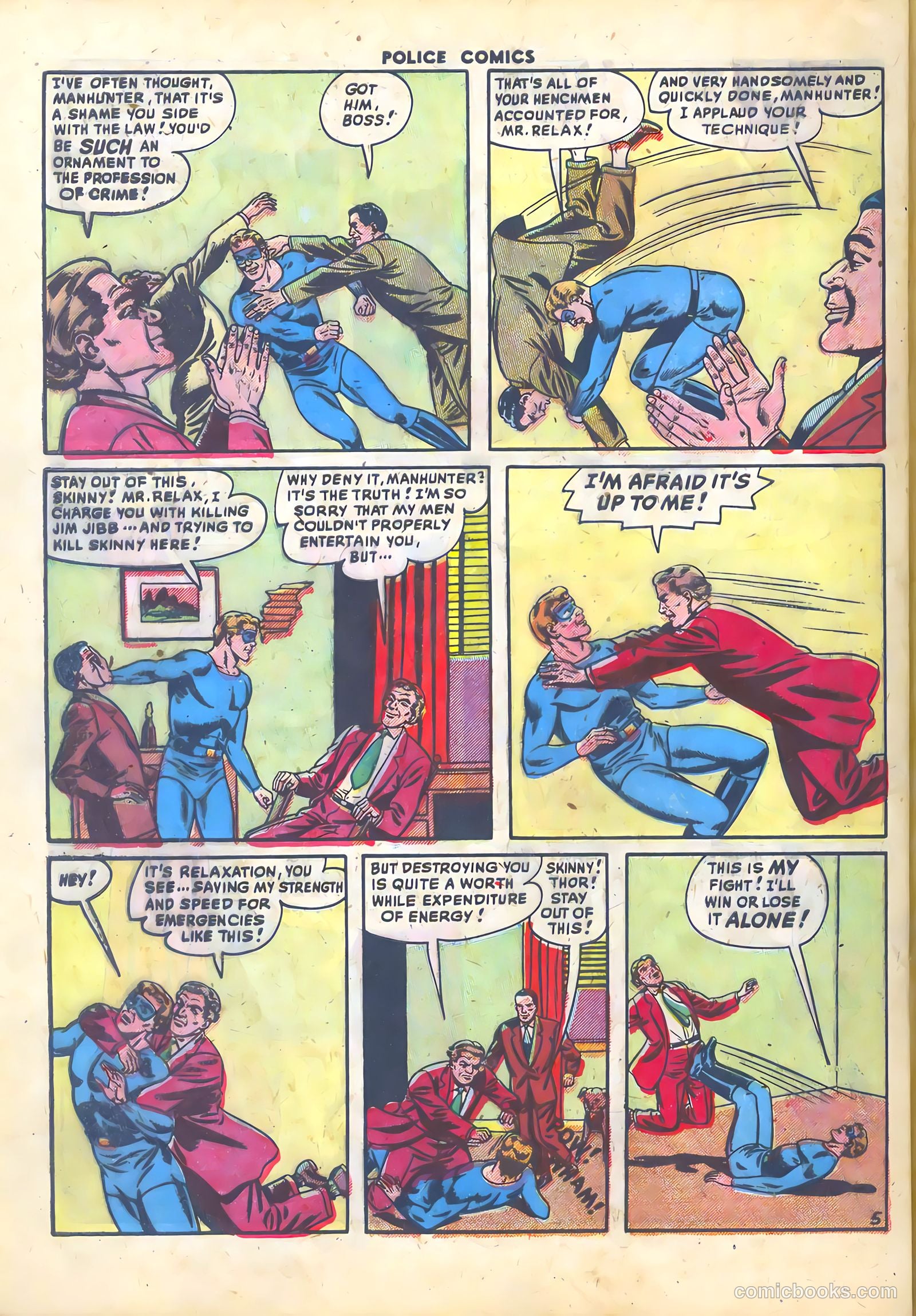 Police Comics #96 (1949) — page 32 of 36