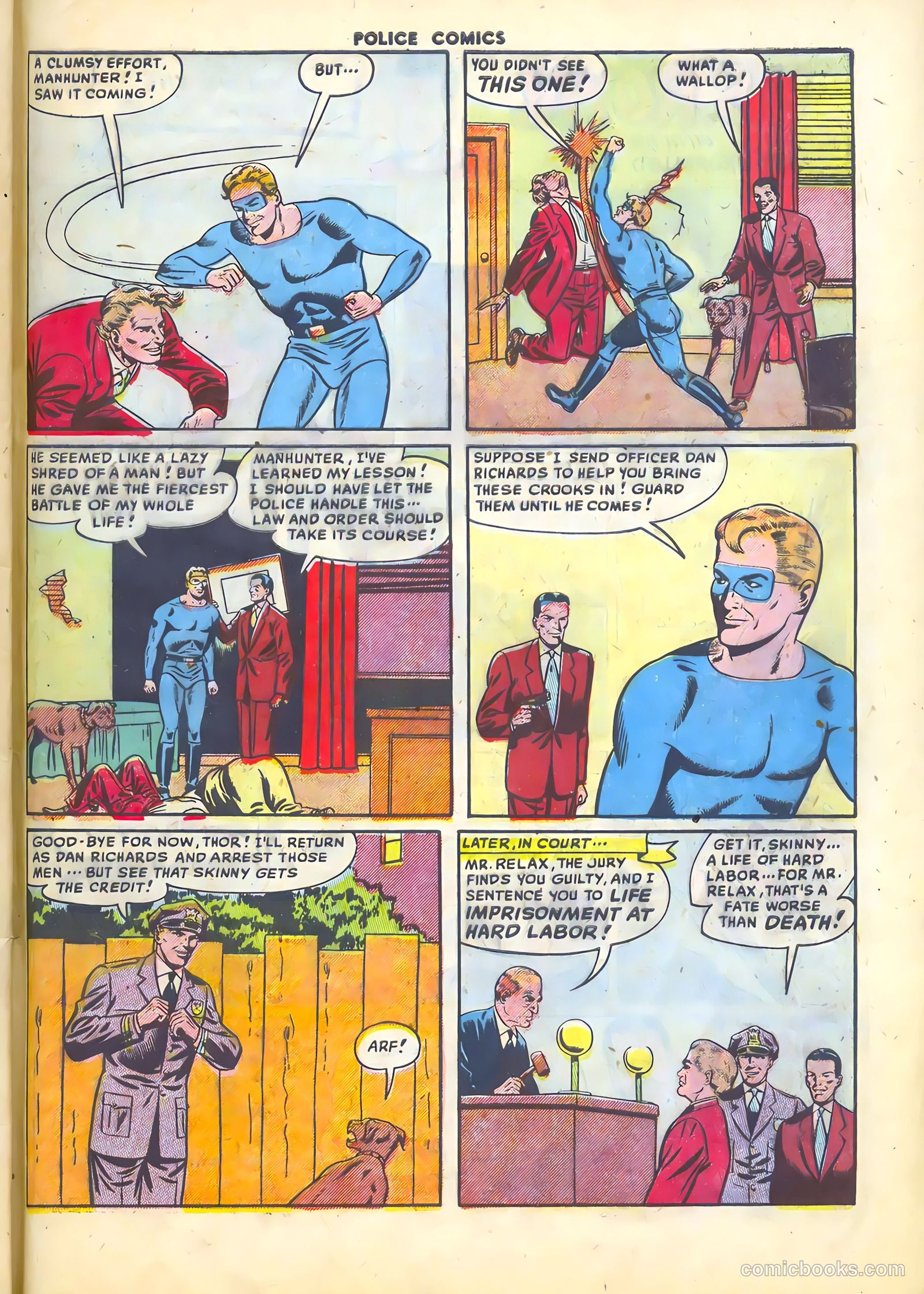 Police Comics #96 (1949) — page 33 of 36