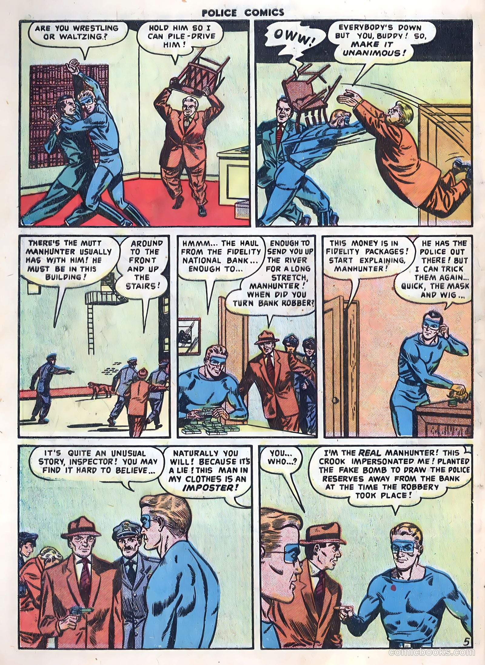 Police Comics #97 (1949) — page 32 of 36