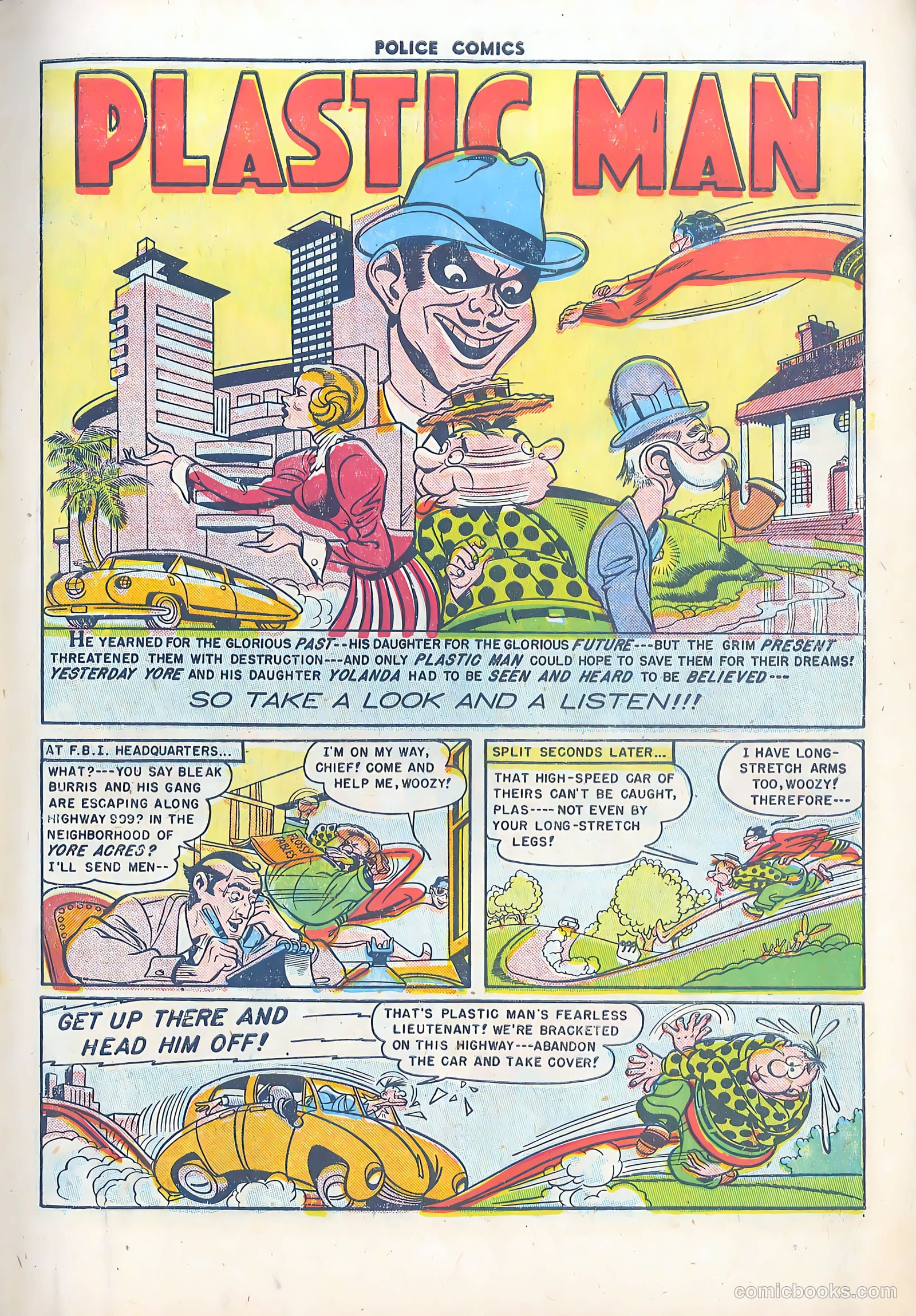 Police Comics #98 (1950) — page 3 of 36