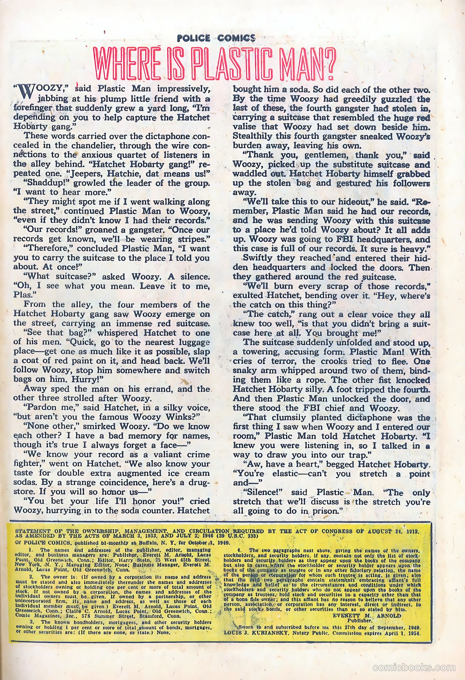 Police Comics #98 (1950) — page 27 of 36
