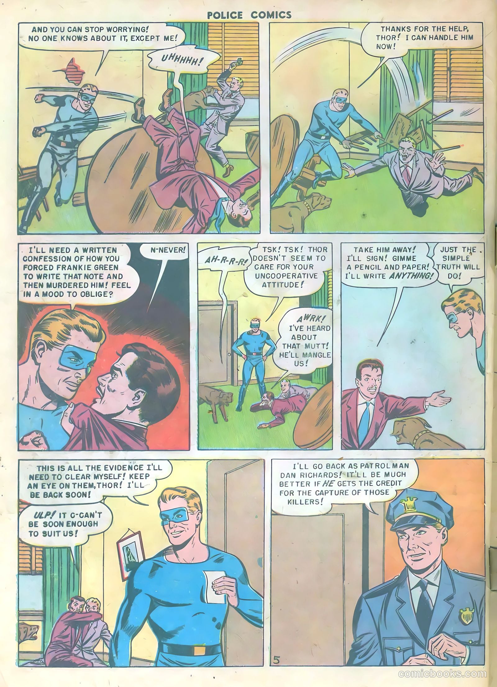 Police Comics #99 (1950) — page 32 of 36