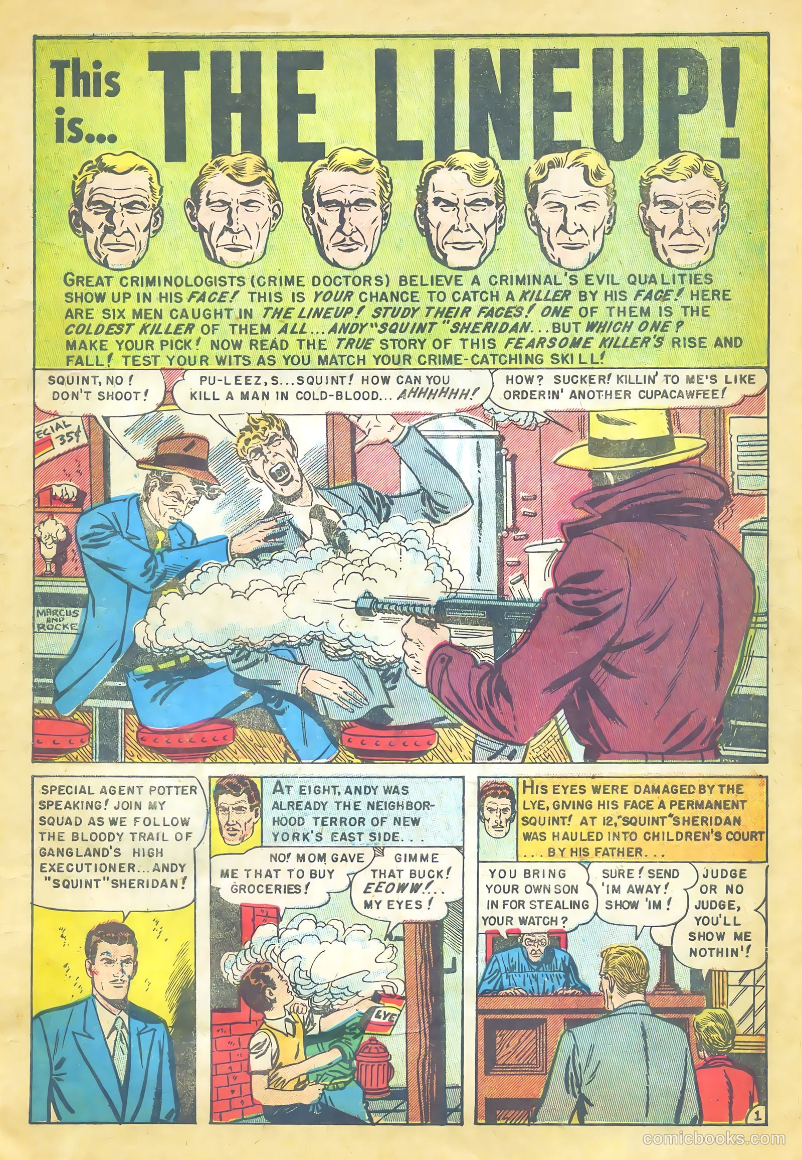 Police Line-Up #1 (1951) — page 3 of 37