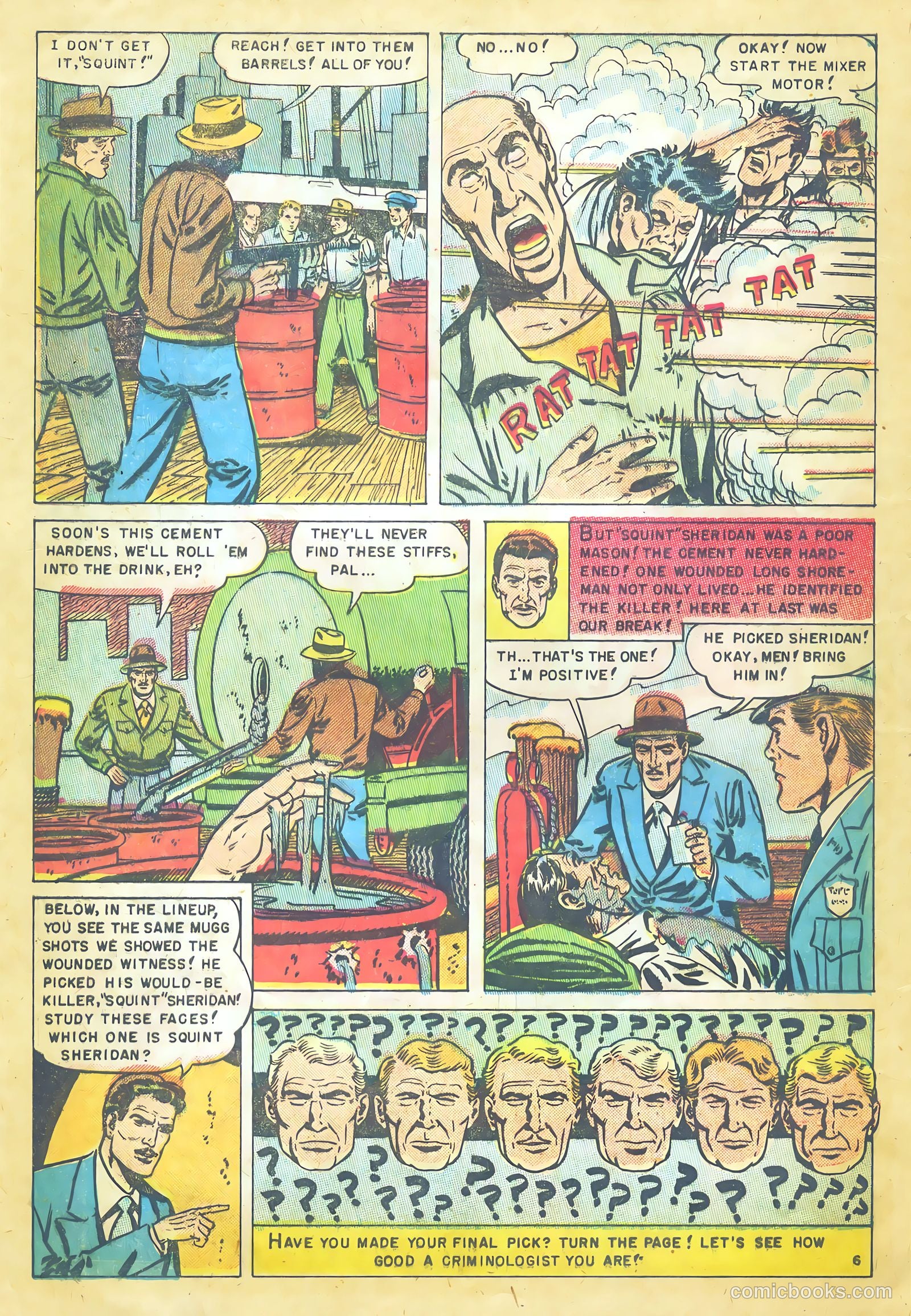 Police Line-Up #1 (1951) — page 8 of 37