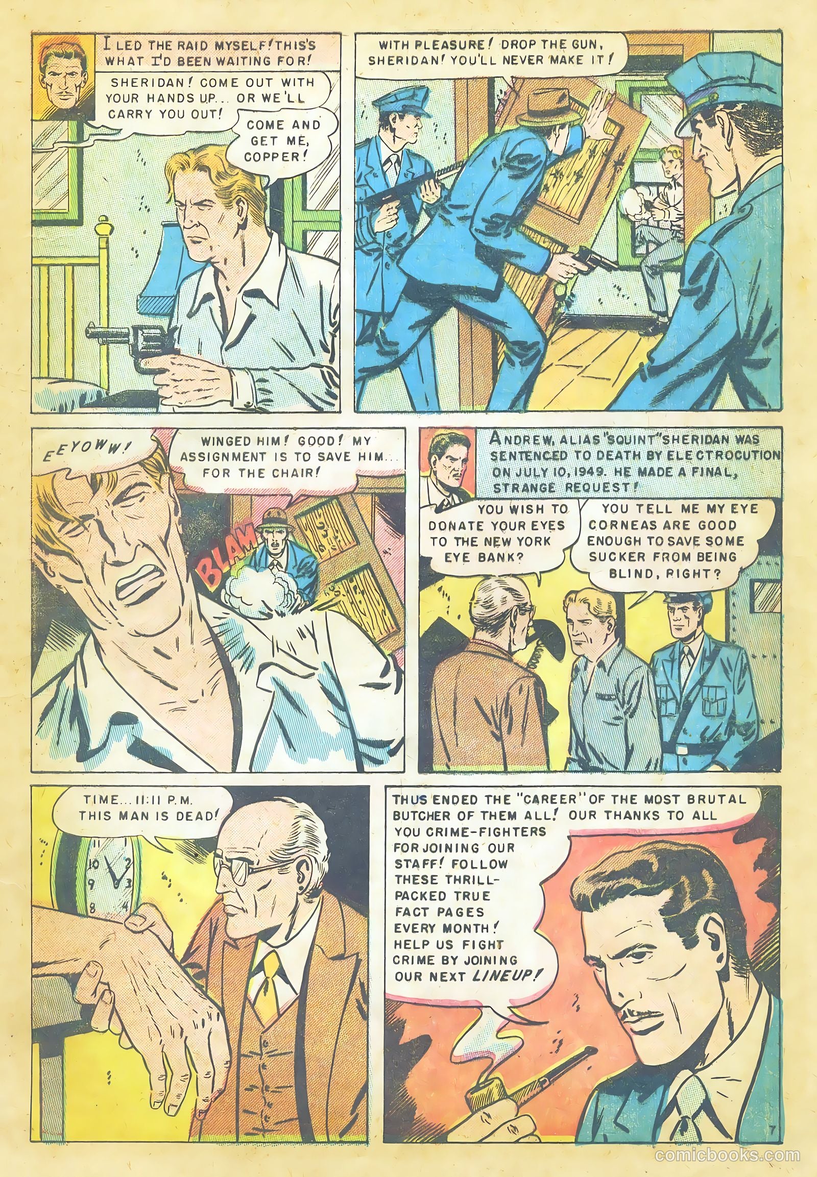 Police Line-Up #1 (1951) — page 9 of 37