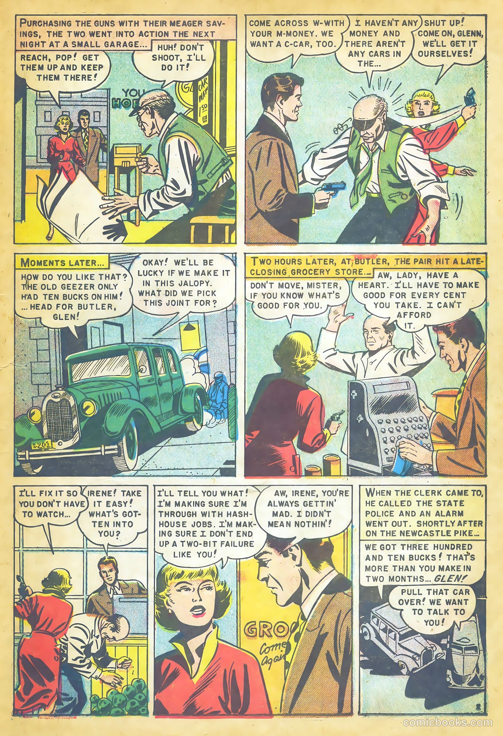 Police Line-Up #1 (1951) — page 19 of 37