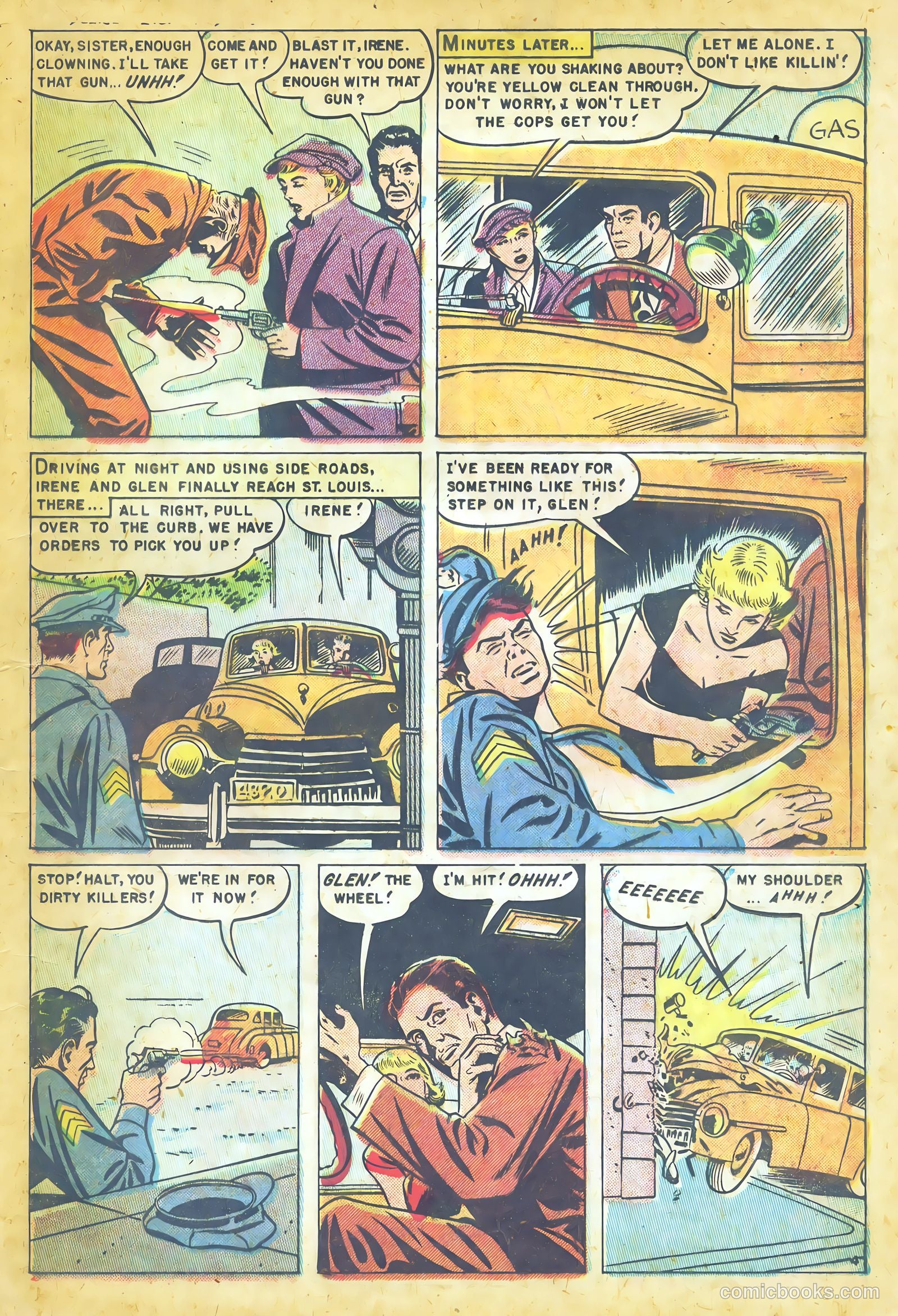 Police Line-Up #1 (1951) — page 21 of 37