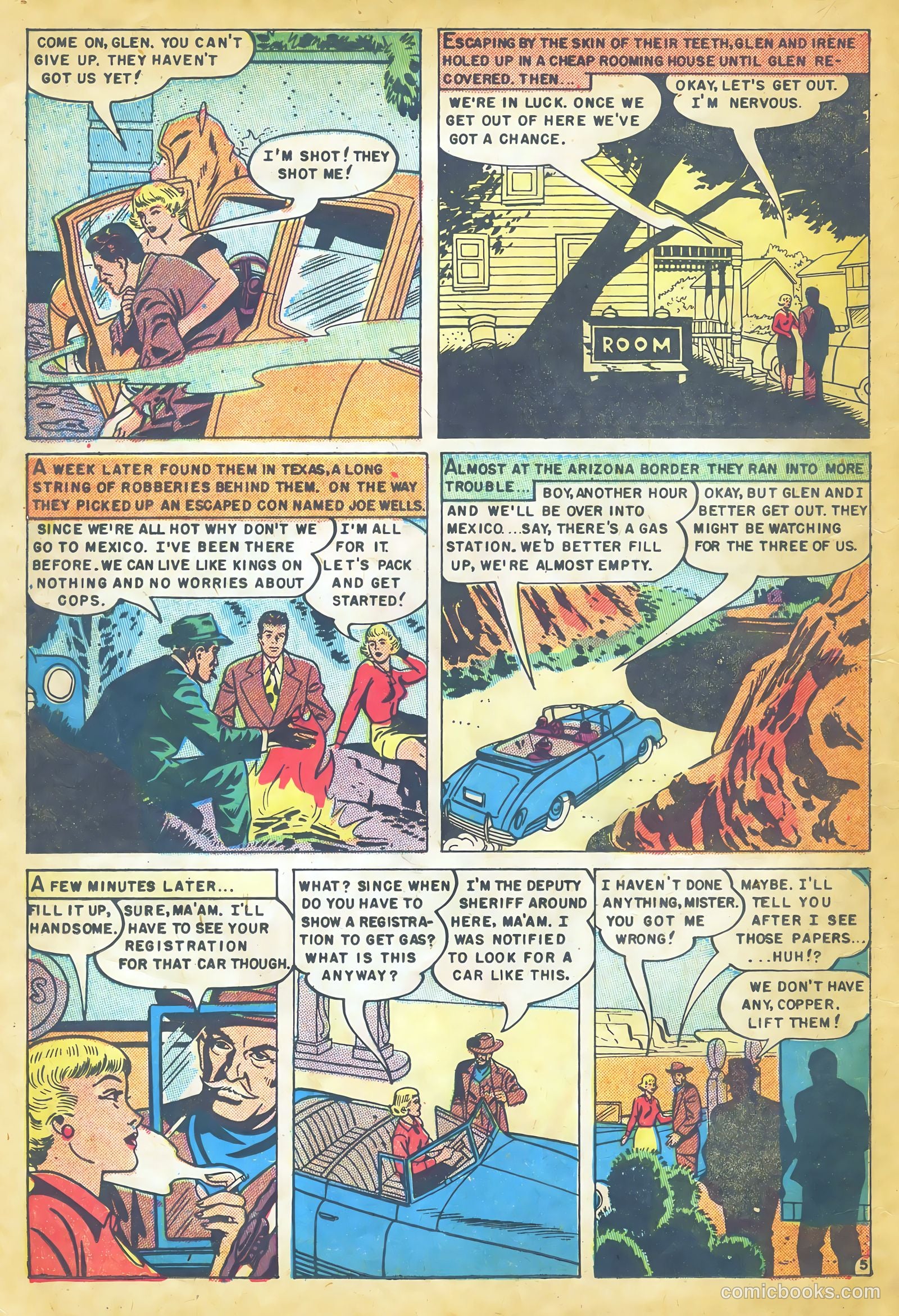 Police Line-Up #1 (1951) — page 22 of 37