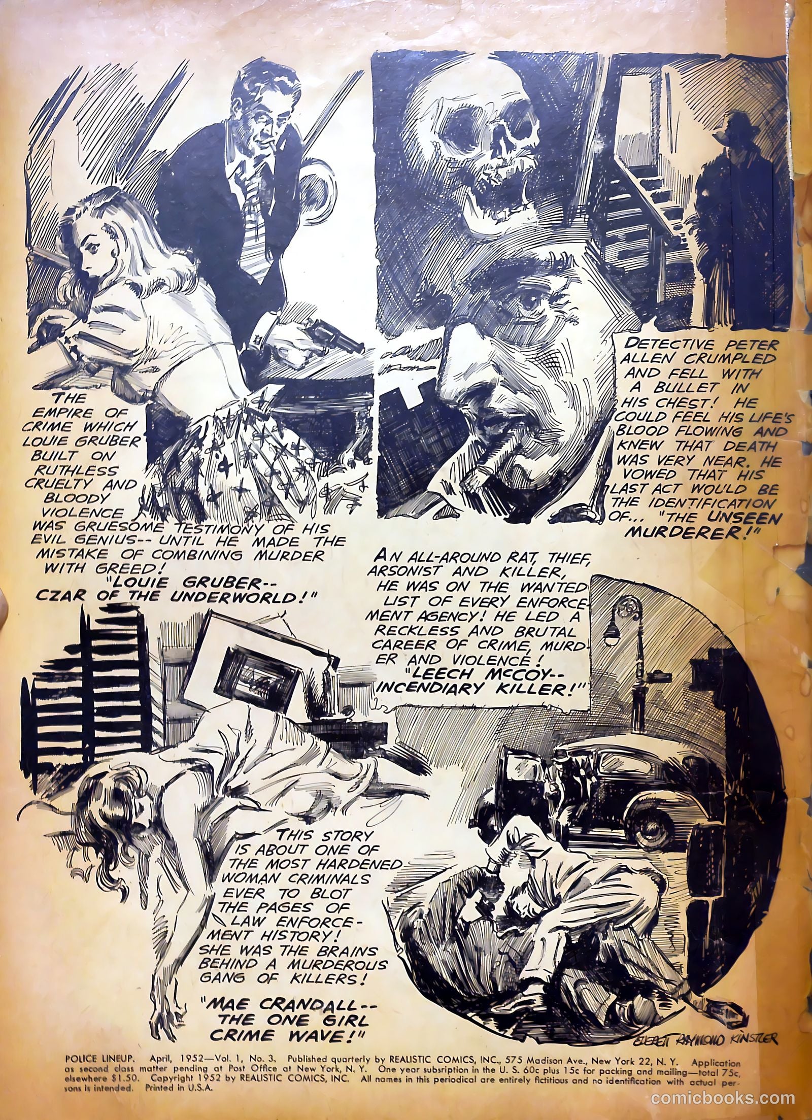Police Line-Up #3 (1952) — page 2 of 36