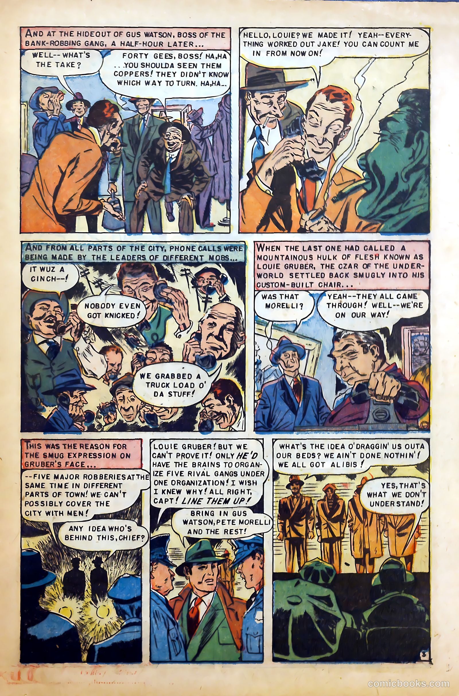 Police Line-Up #3 (1952) — page 13 of 36
