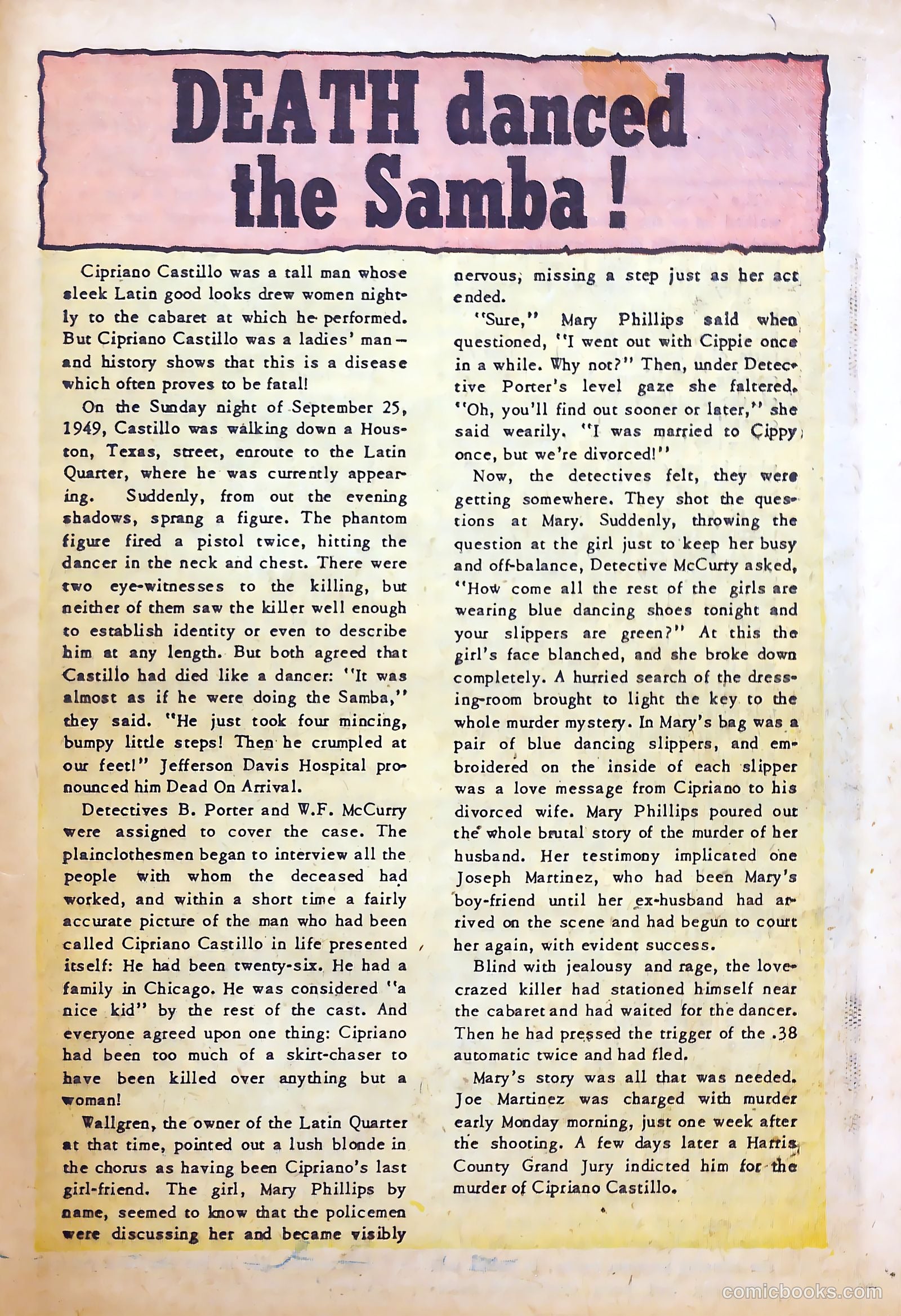 Police Line-Up #3 (1952) — page 25 of 36