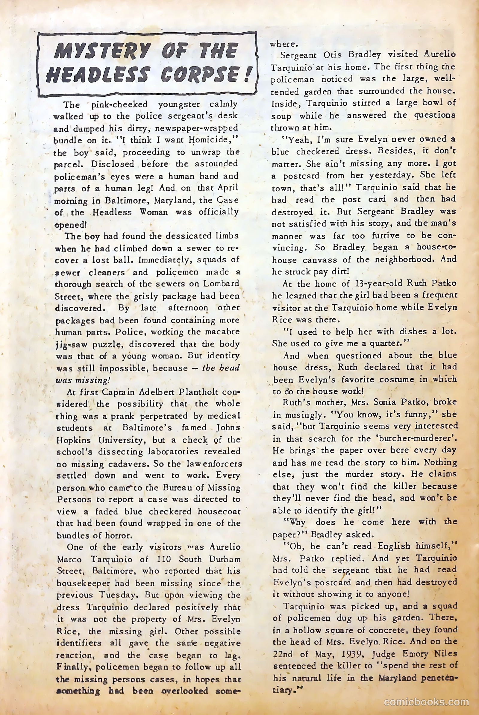 Police Line-Up #3 (1952) — page 26 of 36