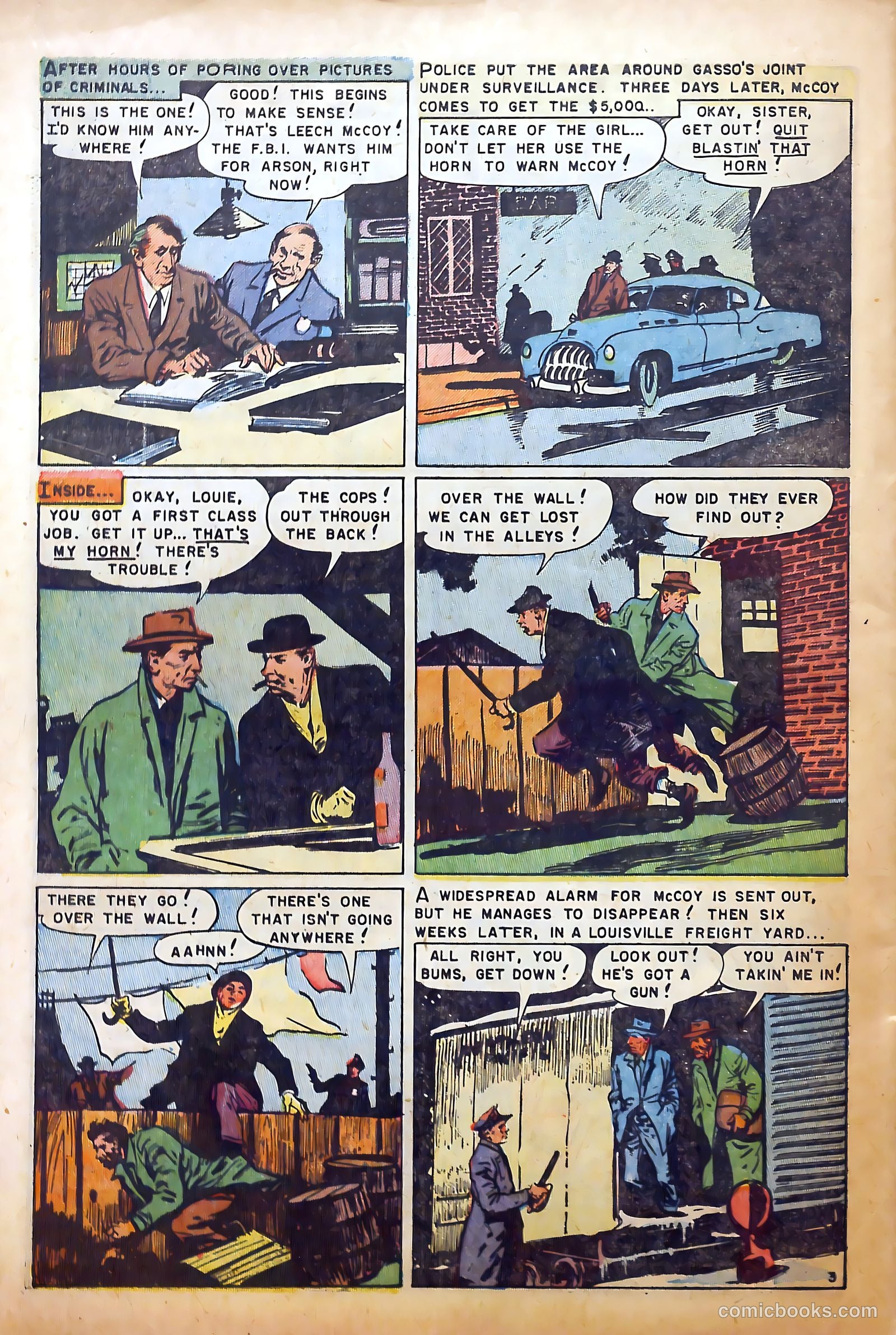 Police Line-Up #3 (1952) — page 30 of 36