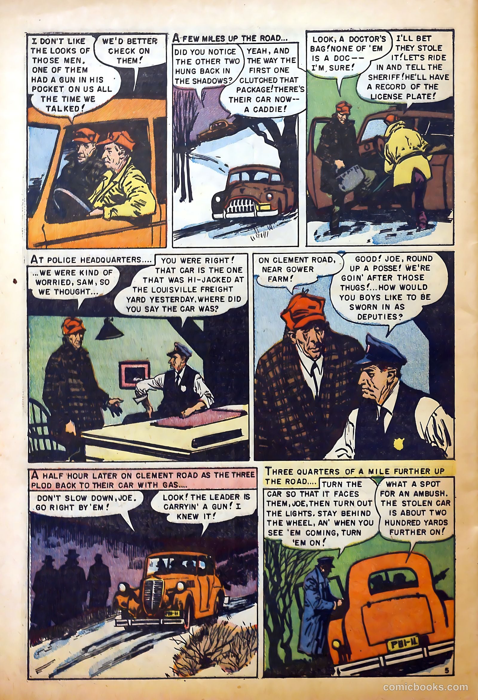 Police Line-Up #3 (1952) — page 32 of 36