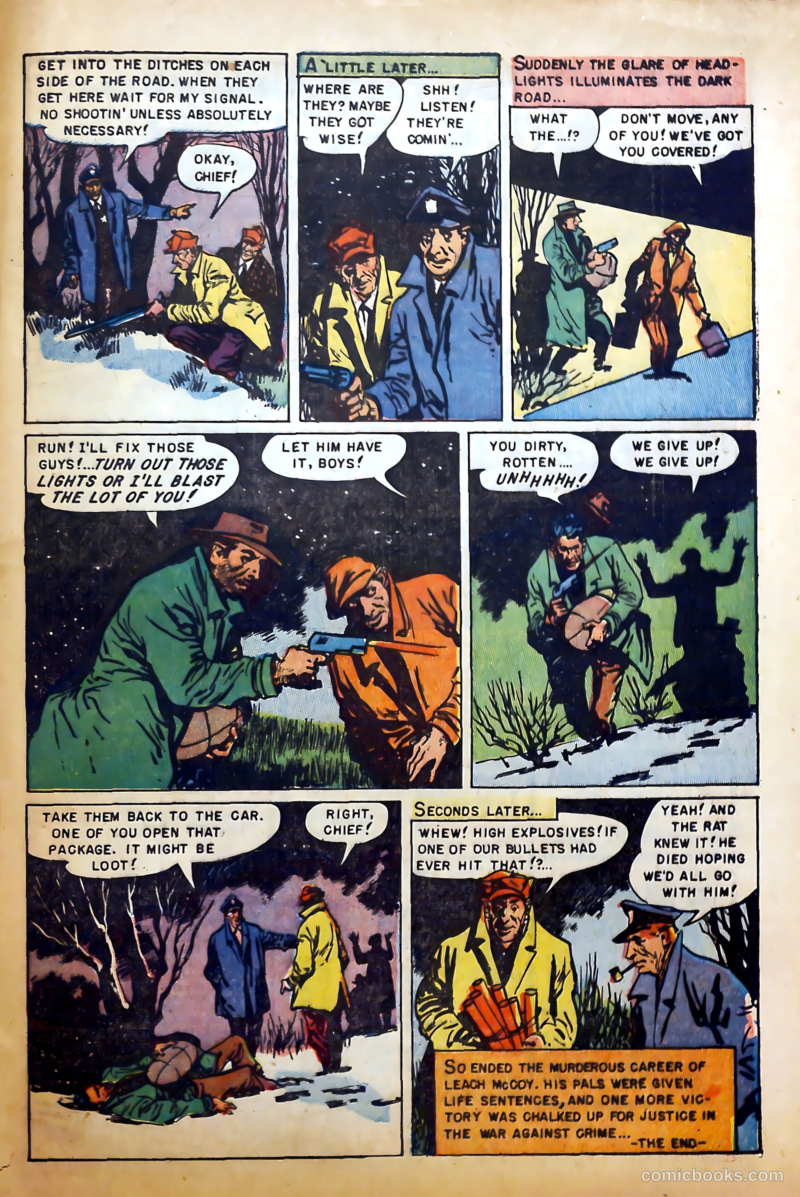 Police Line-Up #3 (1952) — page 33 of 36