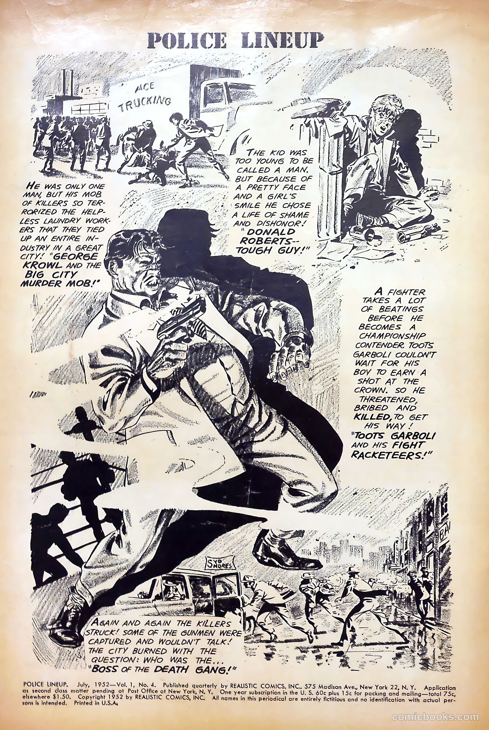 Police Line-Up #4 (1952) — page 2 of 36