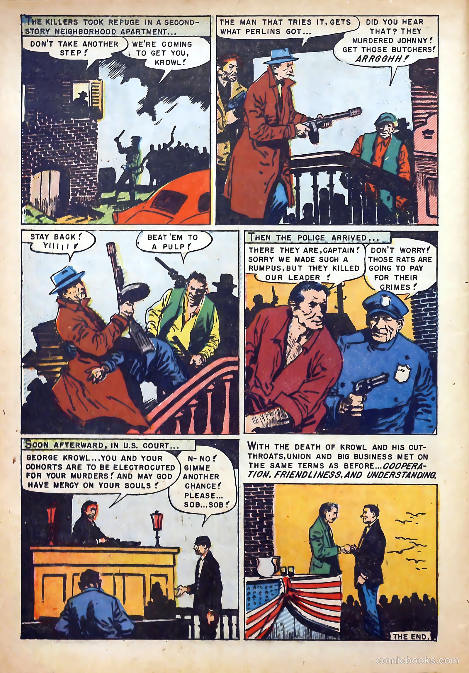 Police Line-Up #4 (1952) — page 16 of 36