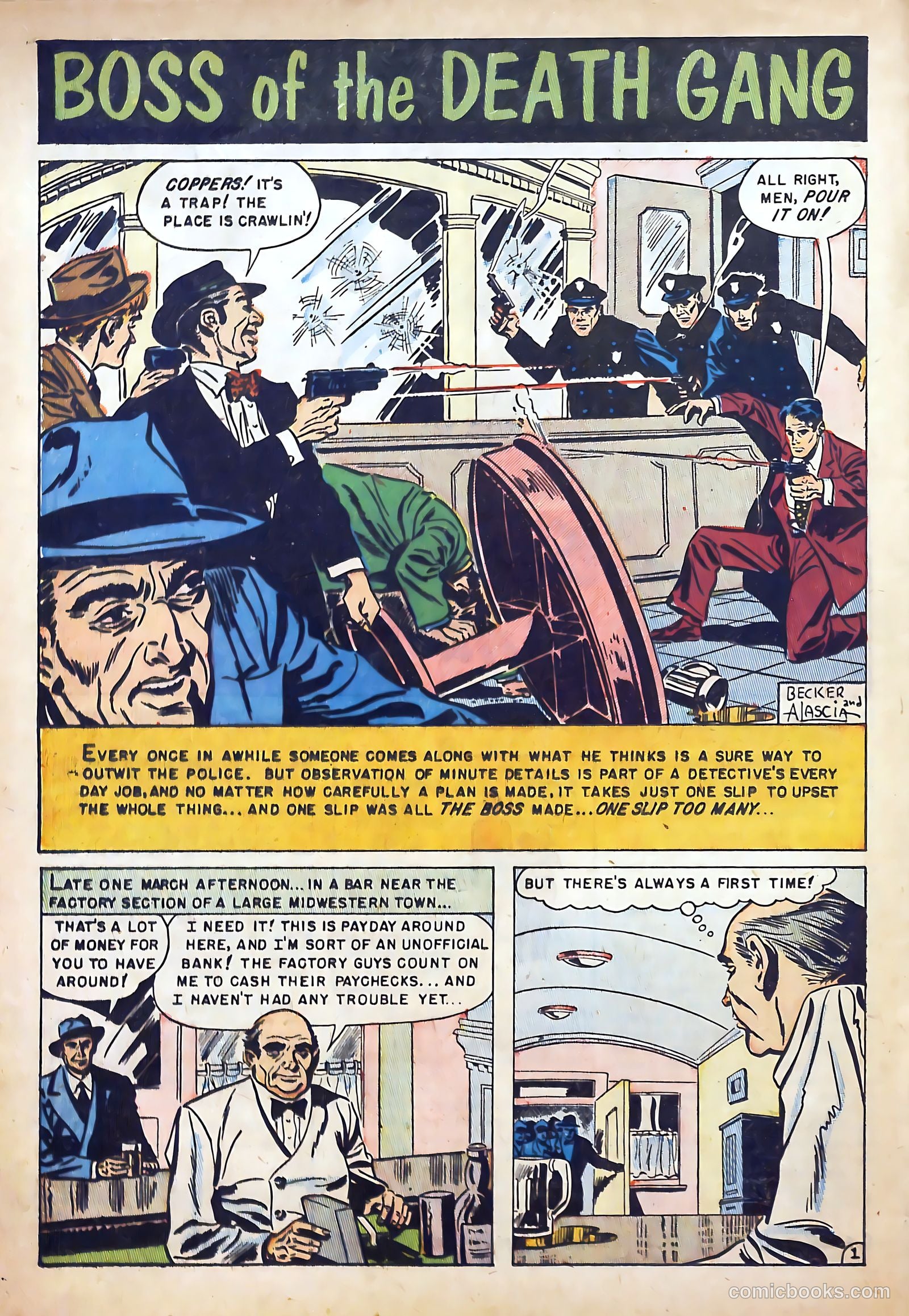 Police Line-Up #4 (1952) — page 20 of 36