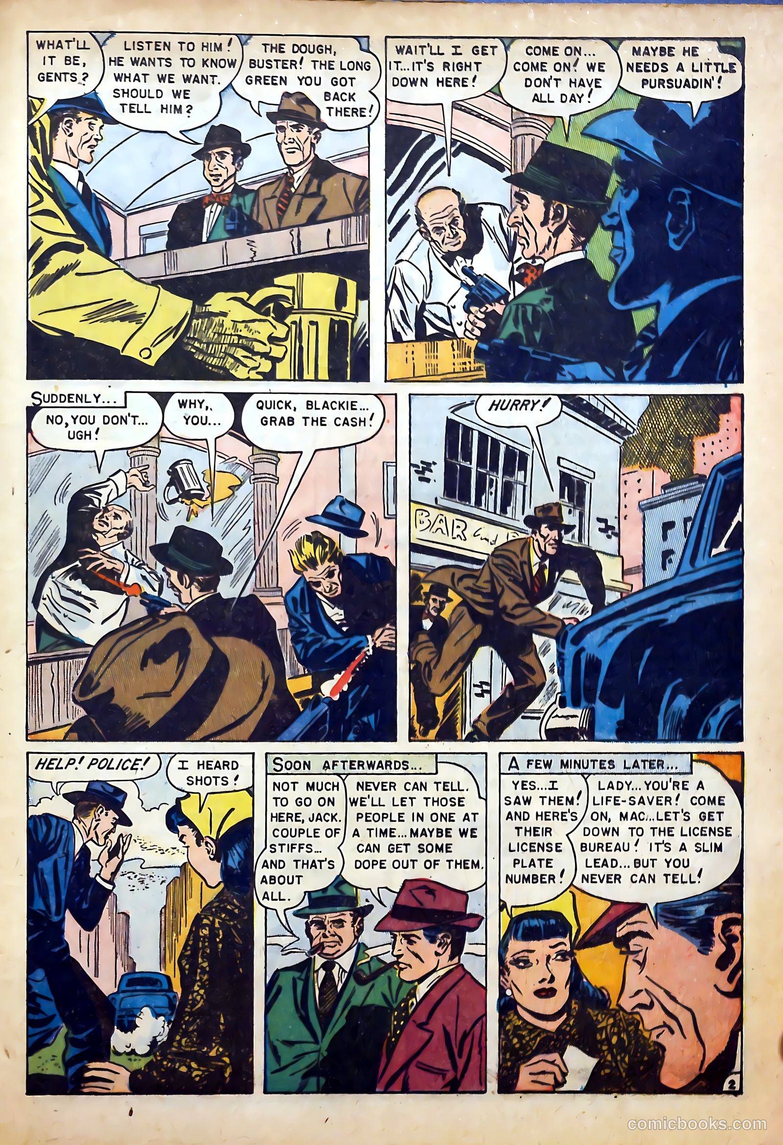 Police Line-Up #4 (1952) — page 21 of 36