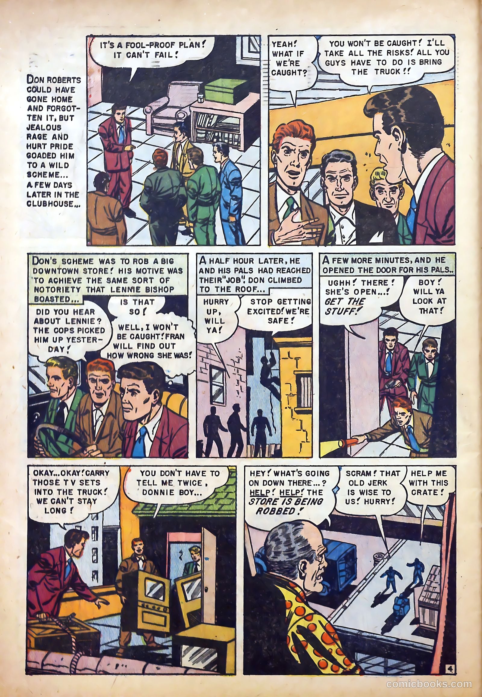 Police Line-Up #4 (1952) — page 32 of 36