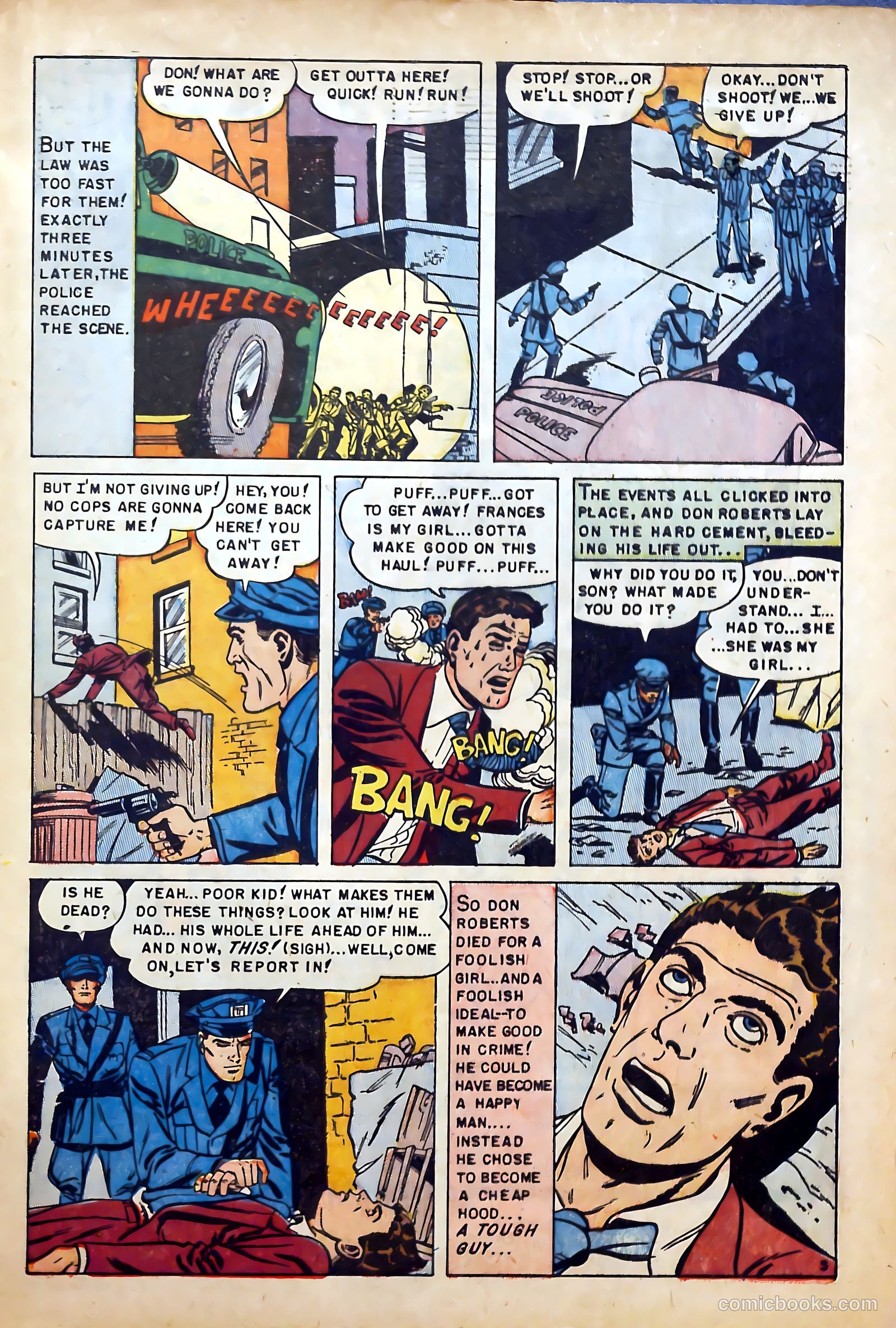 Police Line-Up #4 (1952) — page 33 of 36