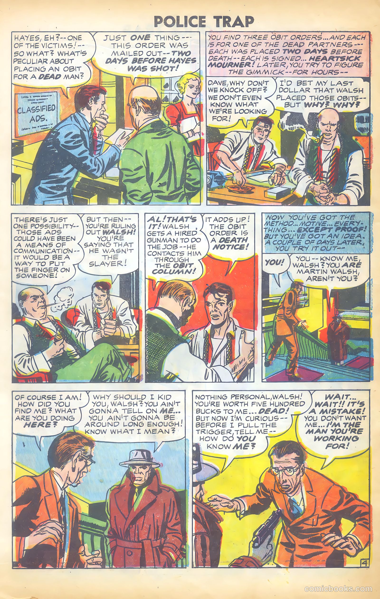 Police Trap #5 (1955) — page 32 of 36