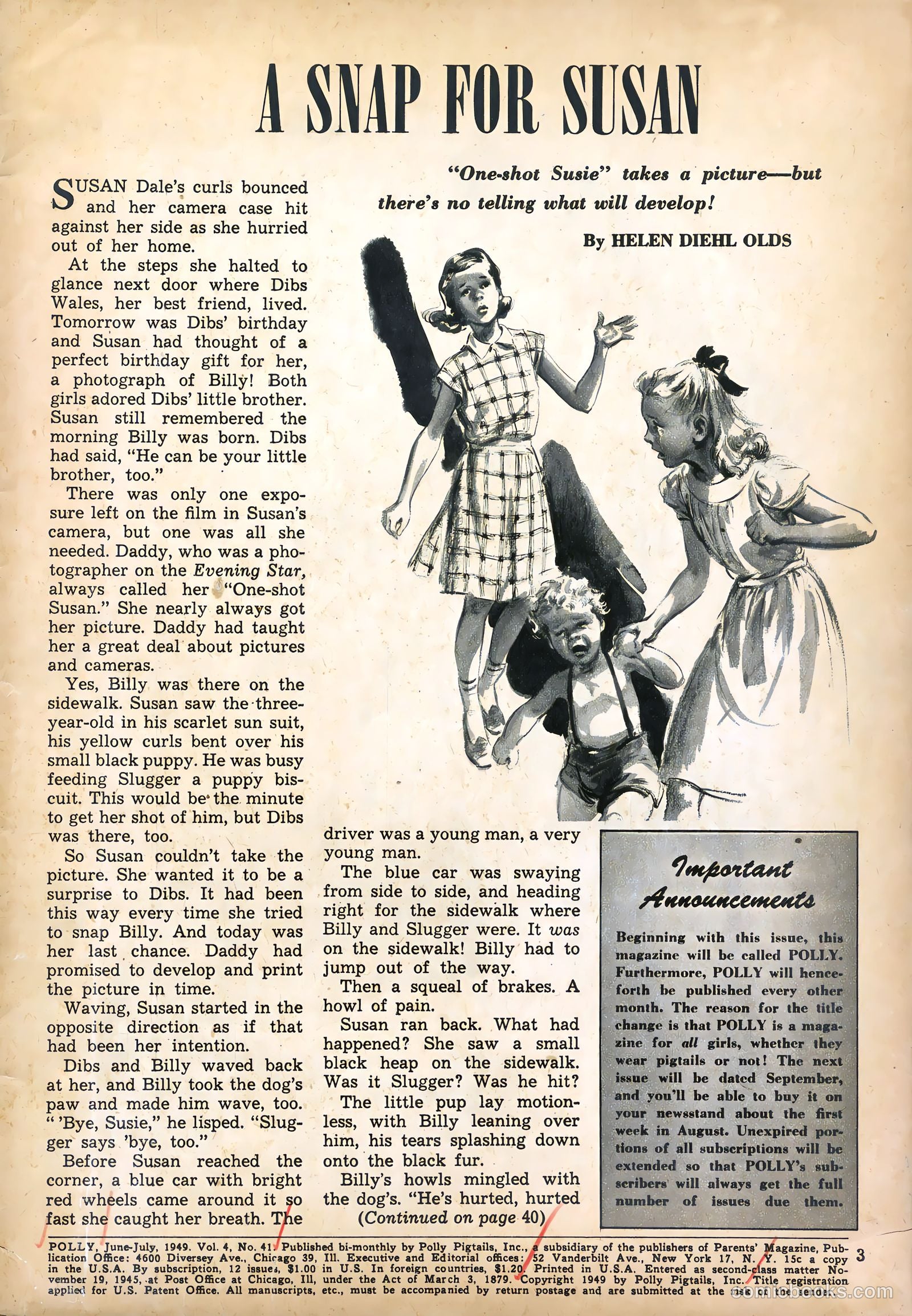 Polly #41 (1949) — page 2 of 38