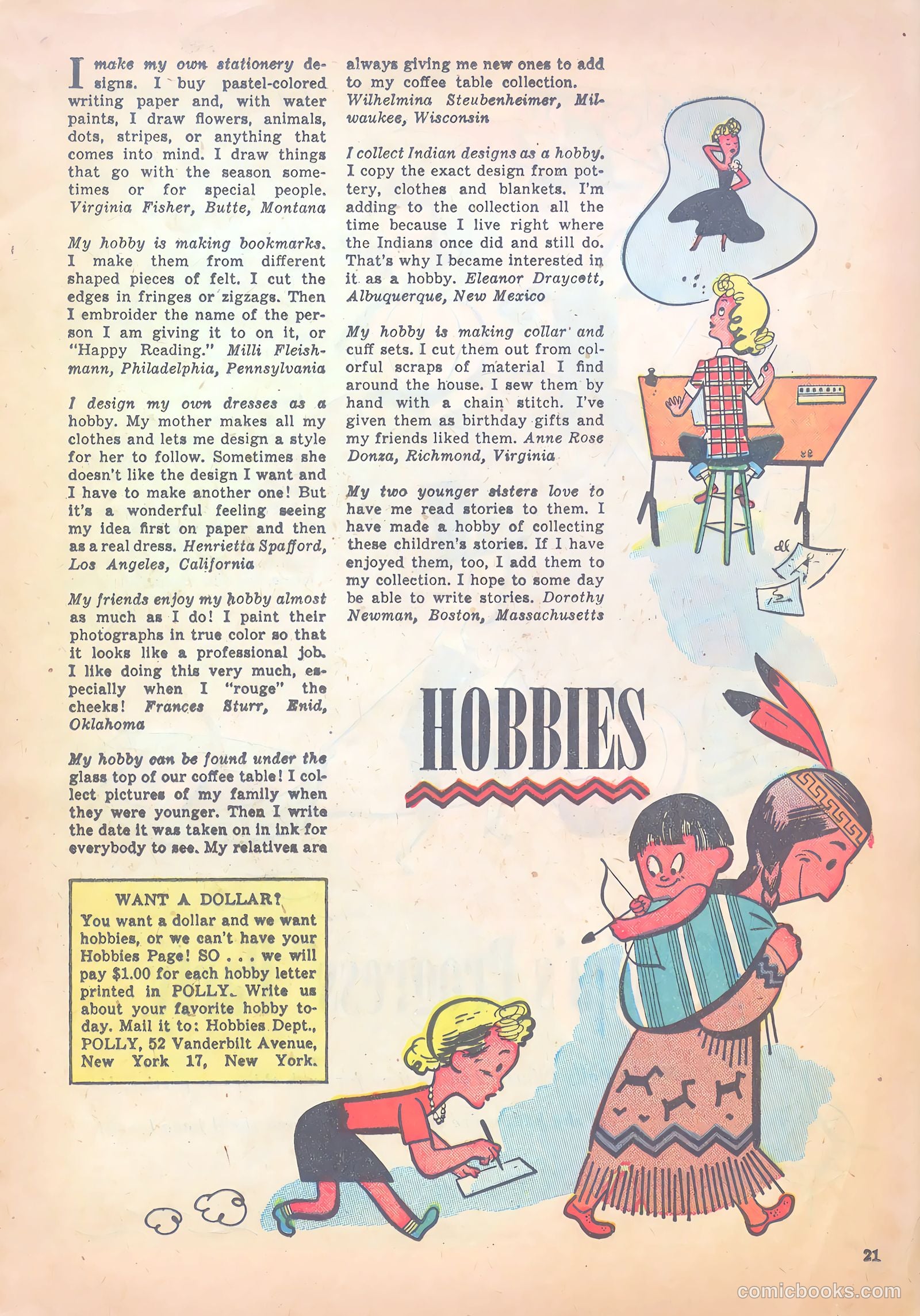 Polly #43 (1949) — page 21 of 44