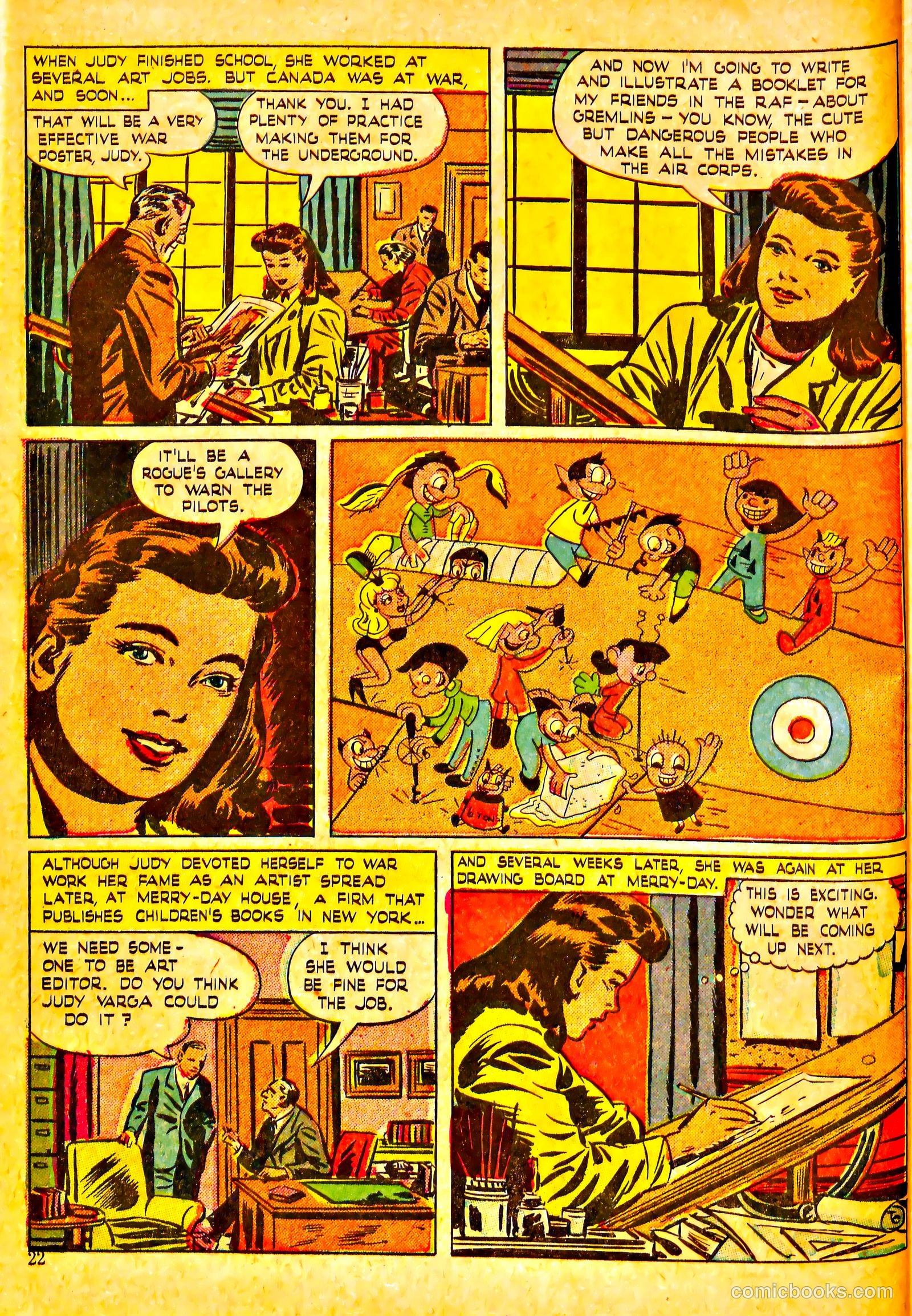 Polly Pigtails #10 (1946) — page 22 of 60