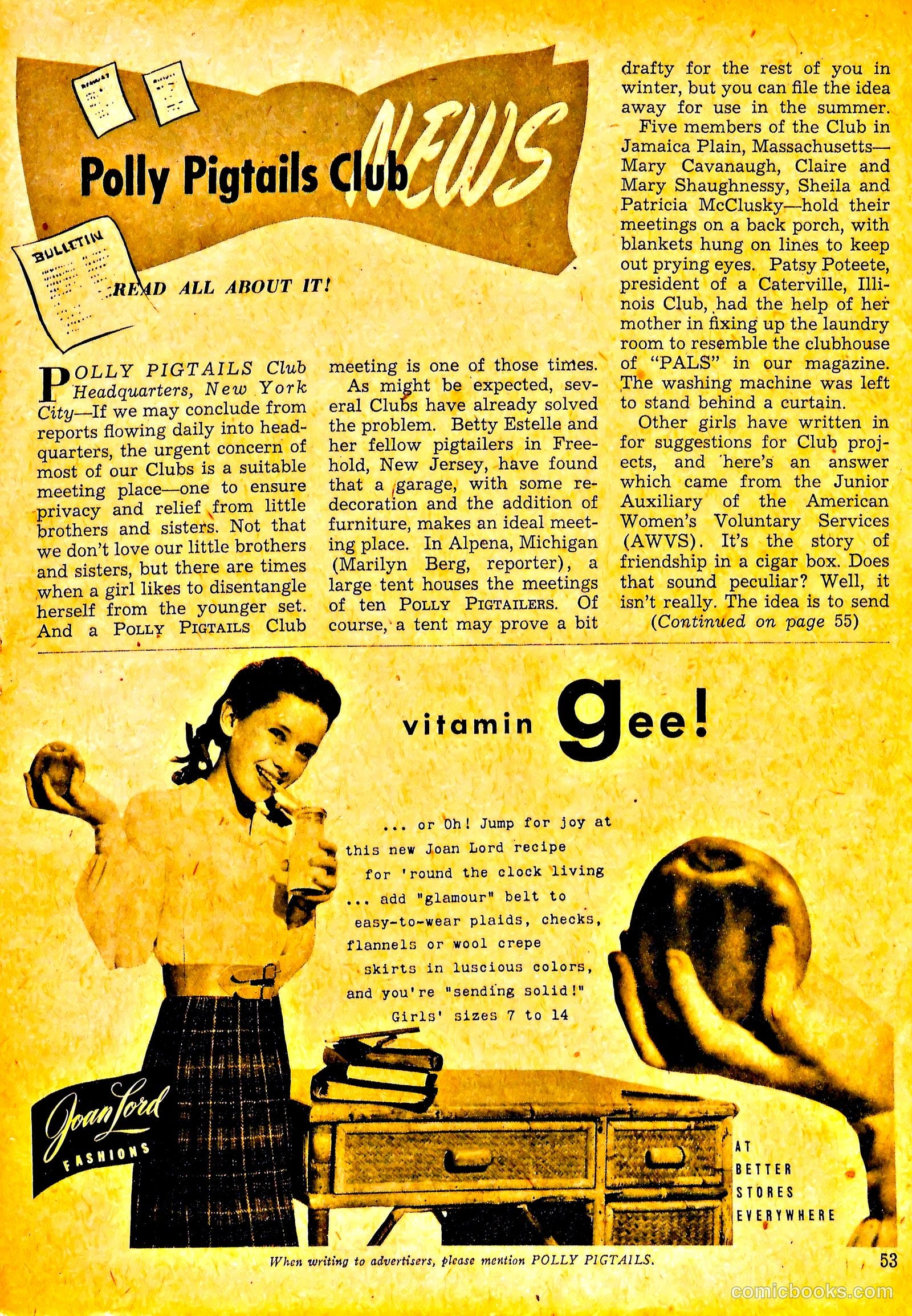 Polly Pigtails #10 (1946) — page 53 of 60