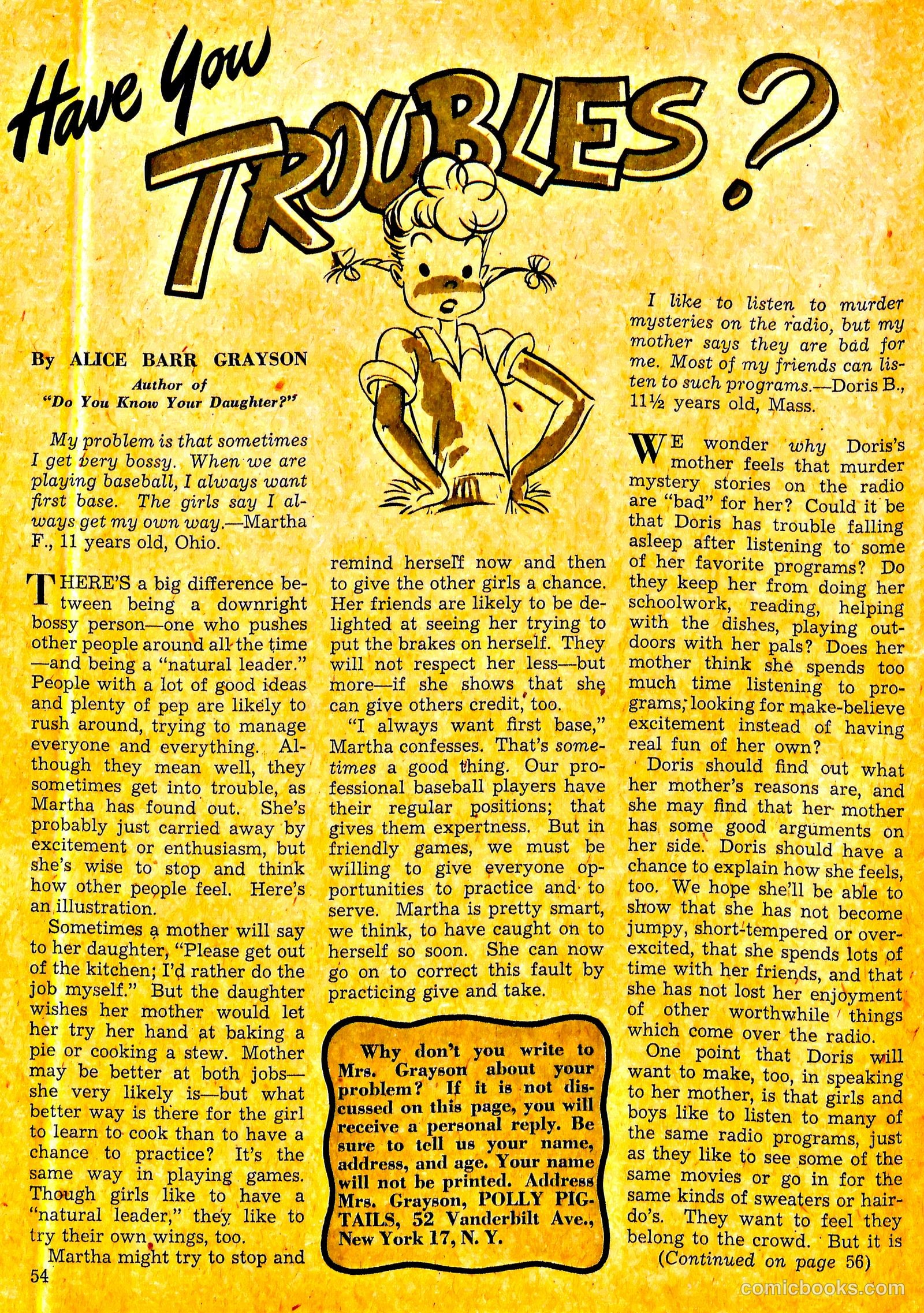 Polly Pigtails #10 (1946) — page 54 of 60