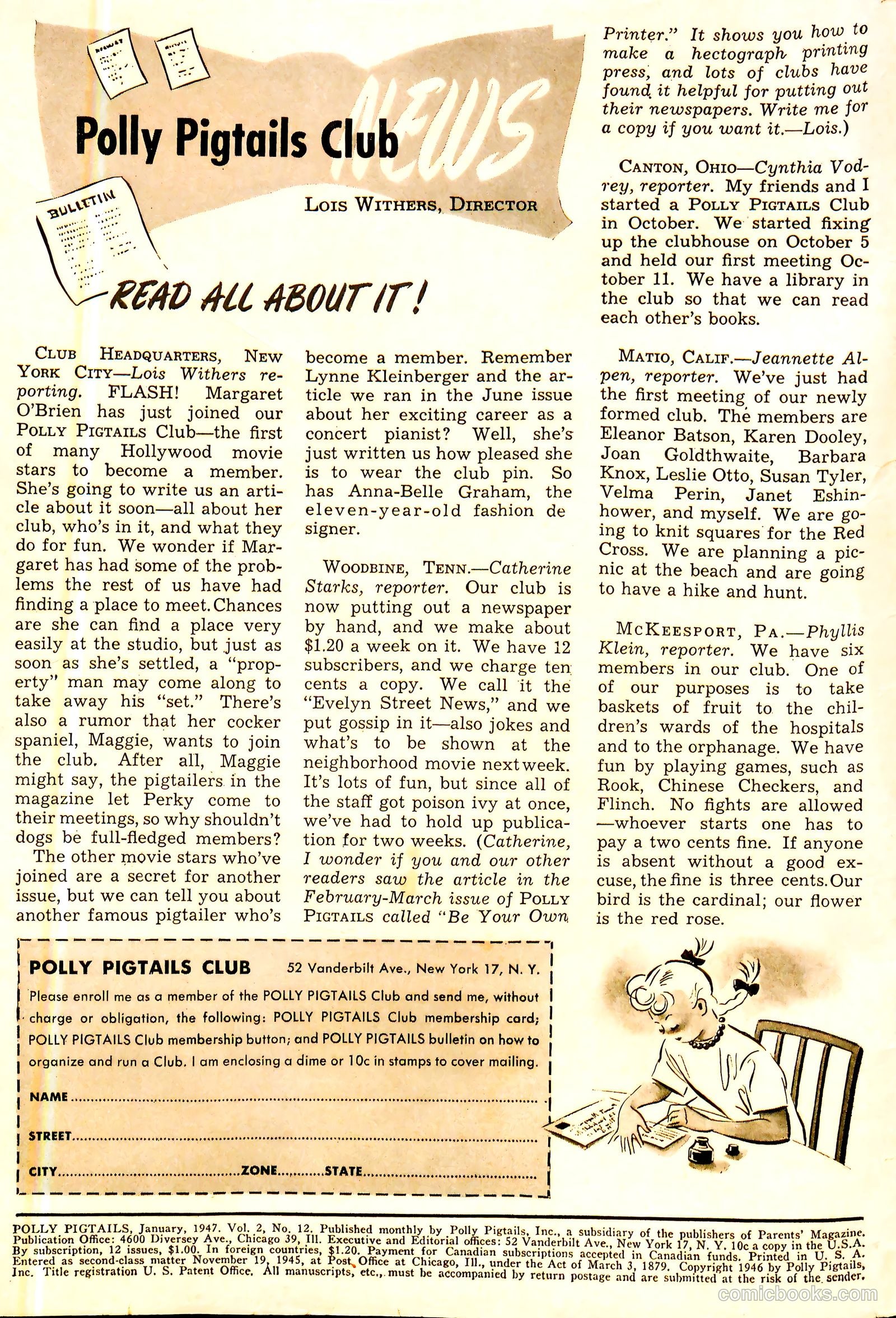 Polly Pigtails #12 (1947) — page 2 of 52