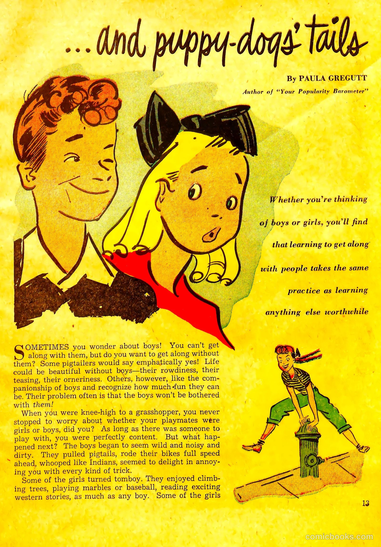 Polly Pigtails #12 (1947) — page 13 of 52