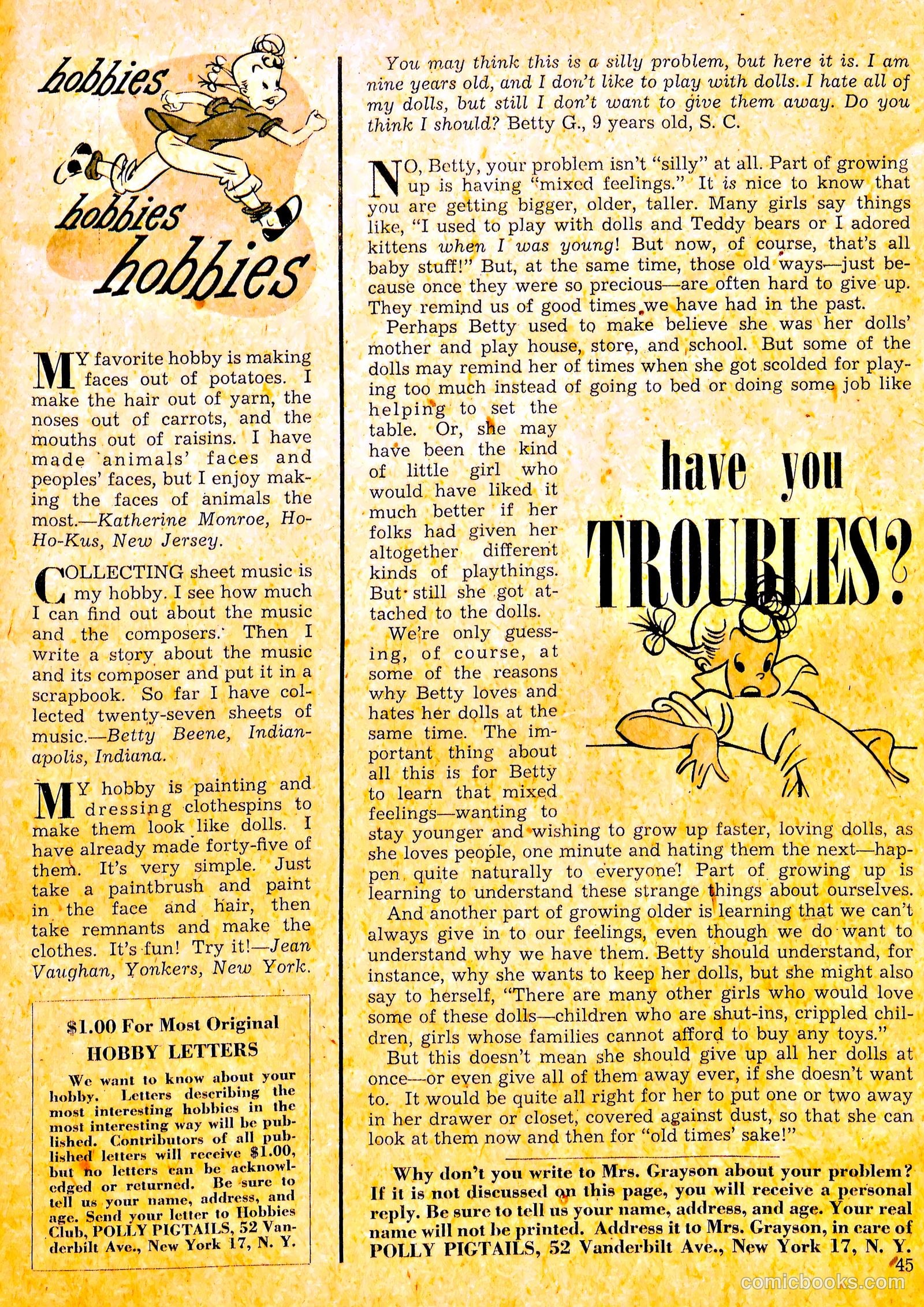 Polly Pigtails #12 (1947) — page 45 of 52