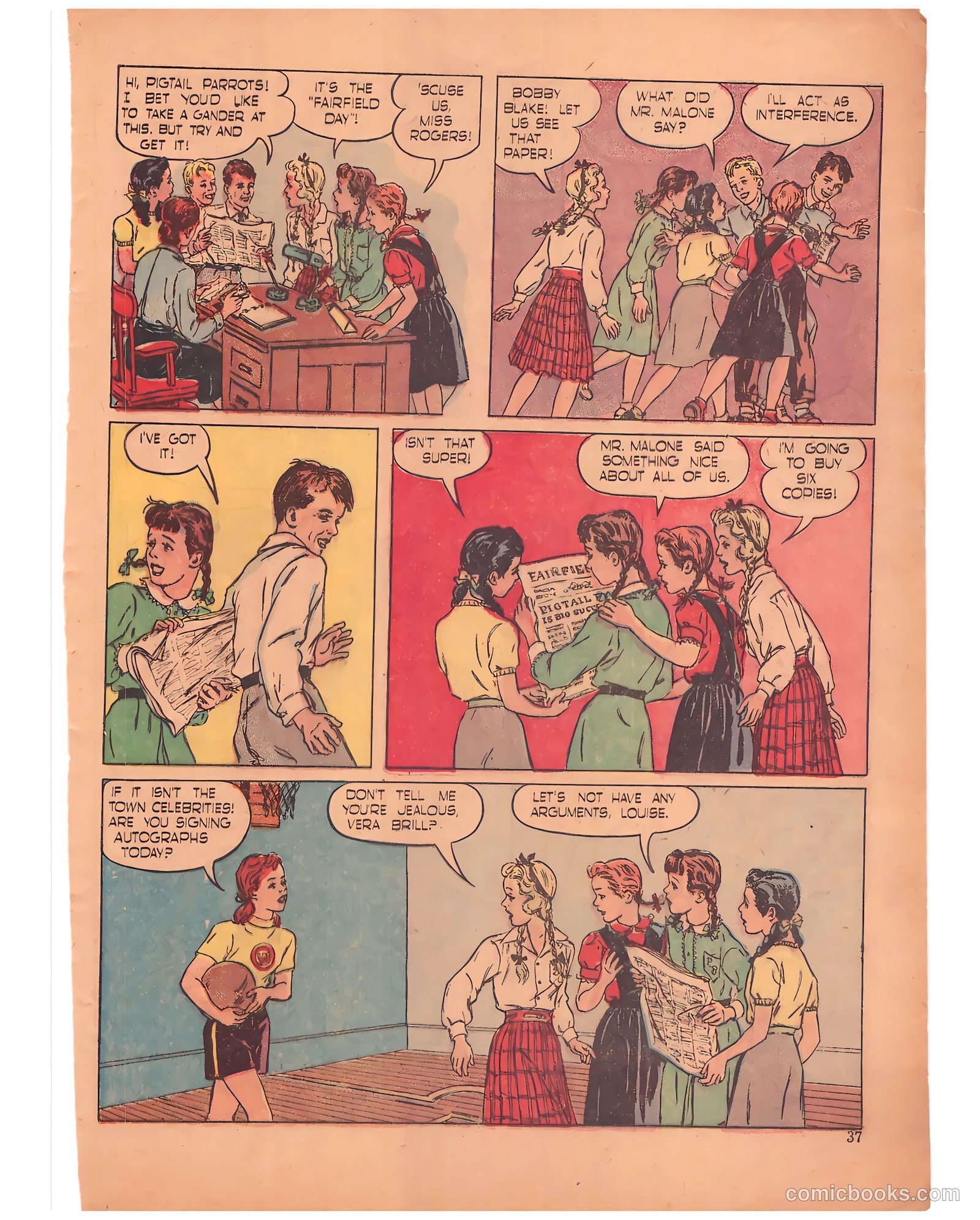 Polly Pigtails #13 (1947) — page 37 of 52