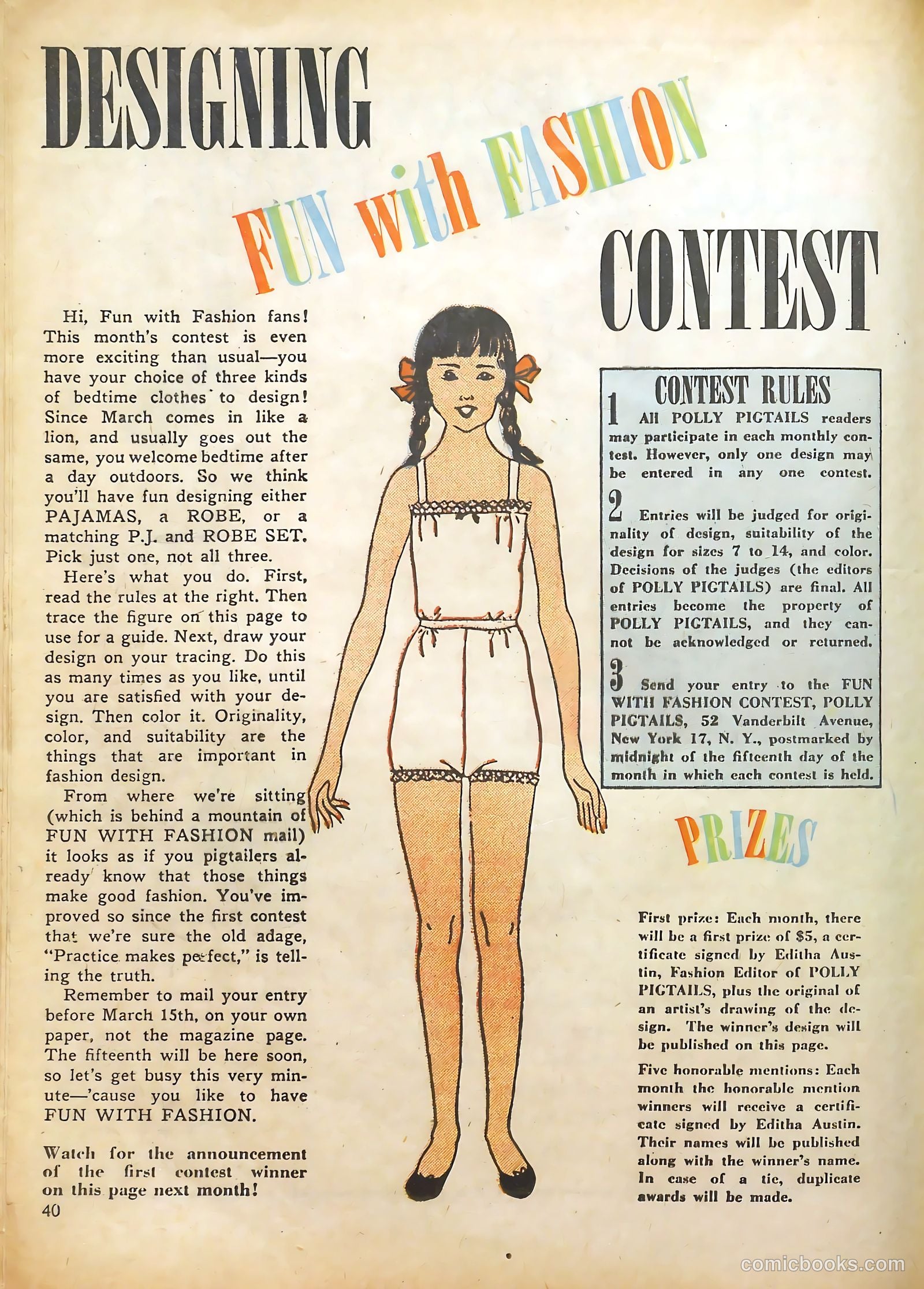 Polly Pigtails #14 (1947) — page 35 of 55