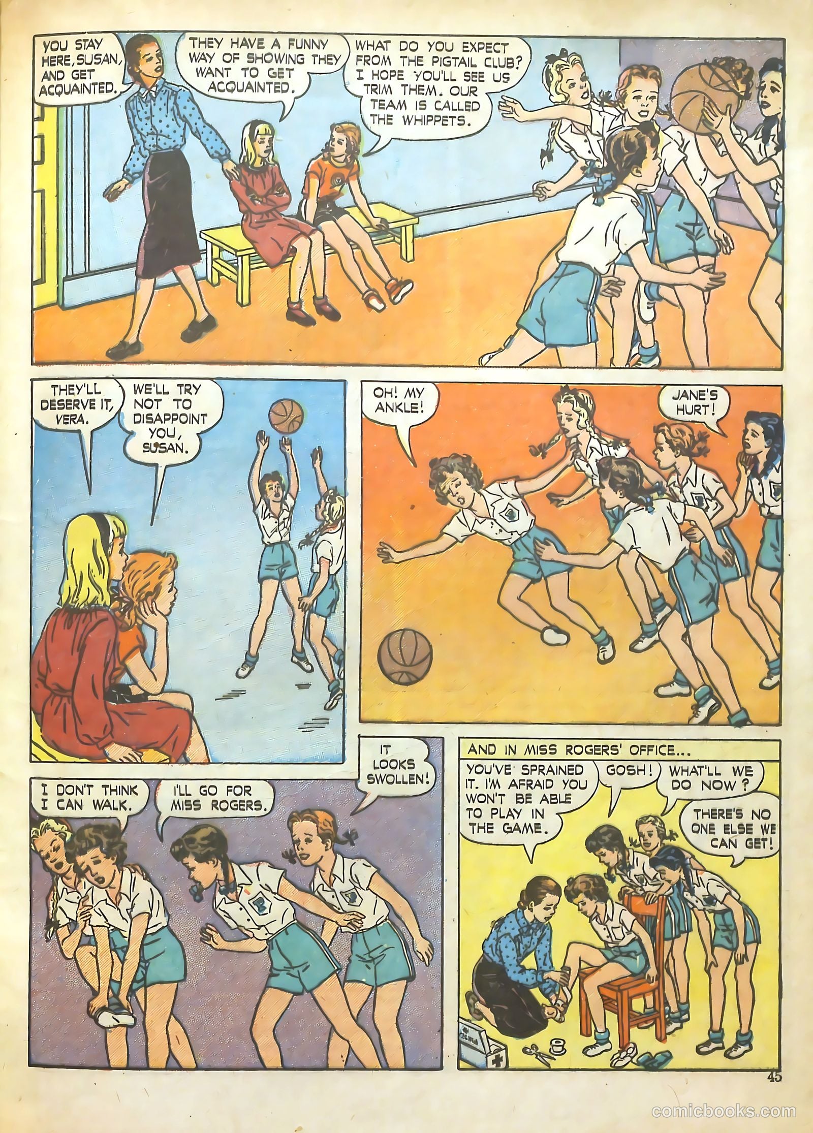 Polly Pigtails #14 (1947) — page 40 of 55