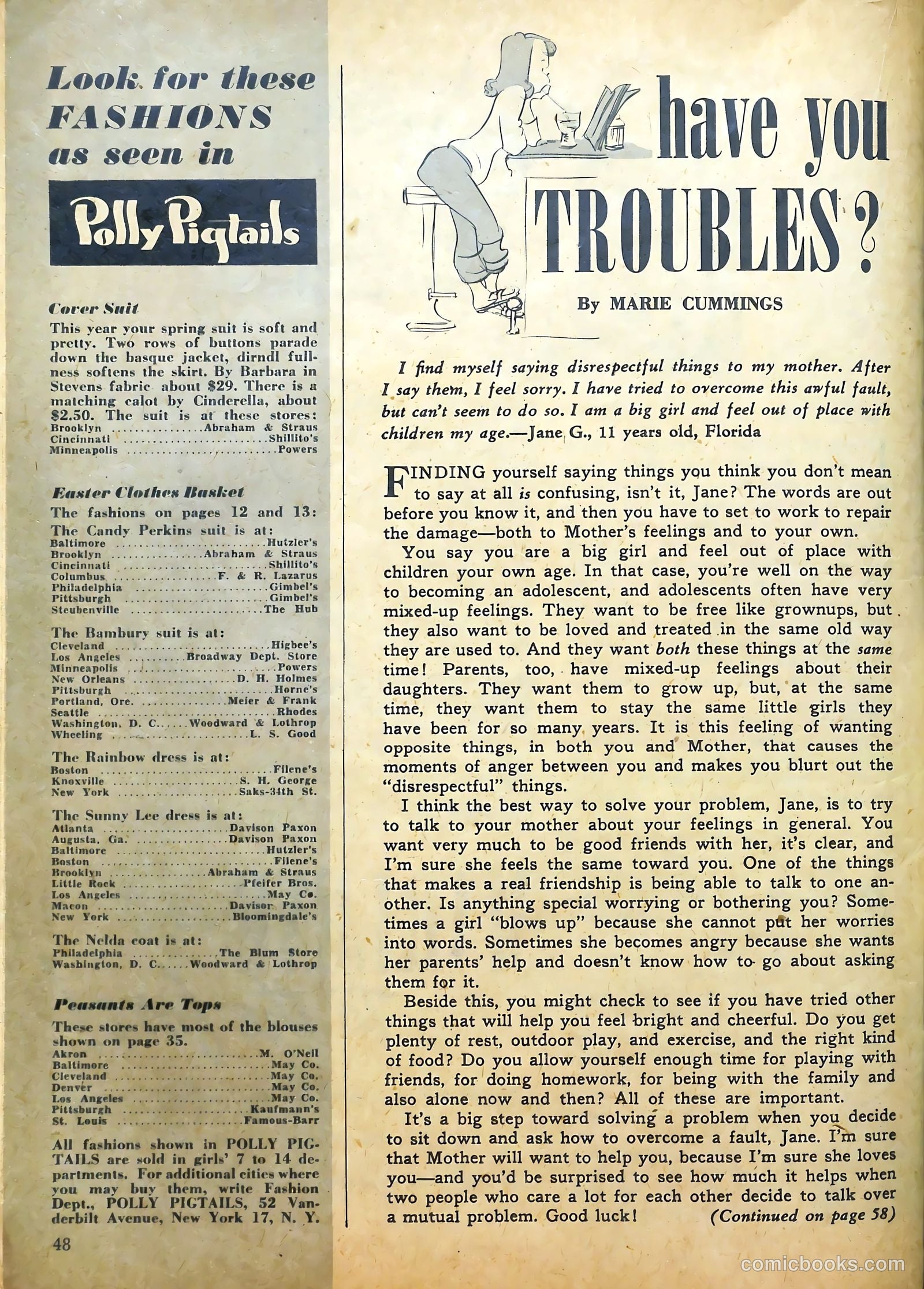 Polly Pigtails #14 (1947) — page 43 of 55