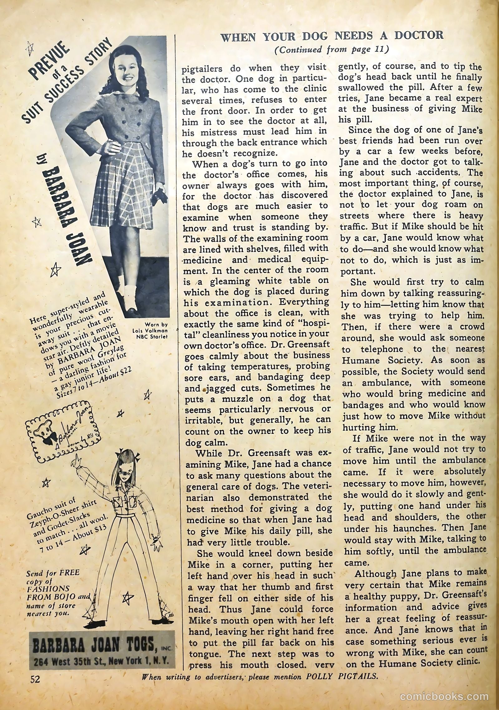 Polly Pigtails #14 (1947) — page 47 of 55