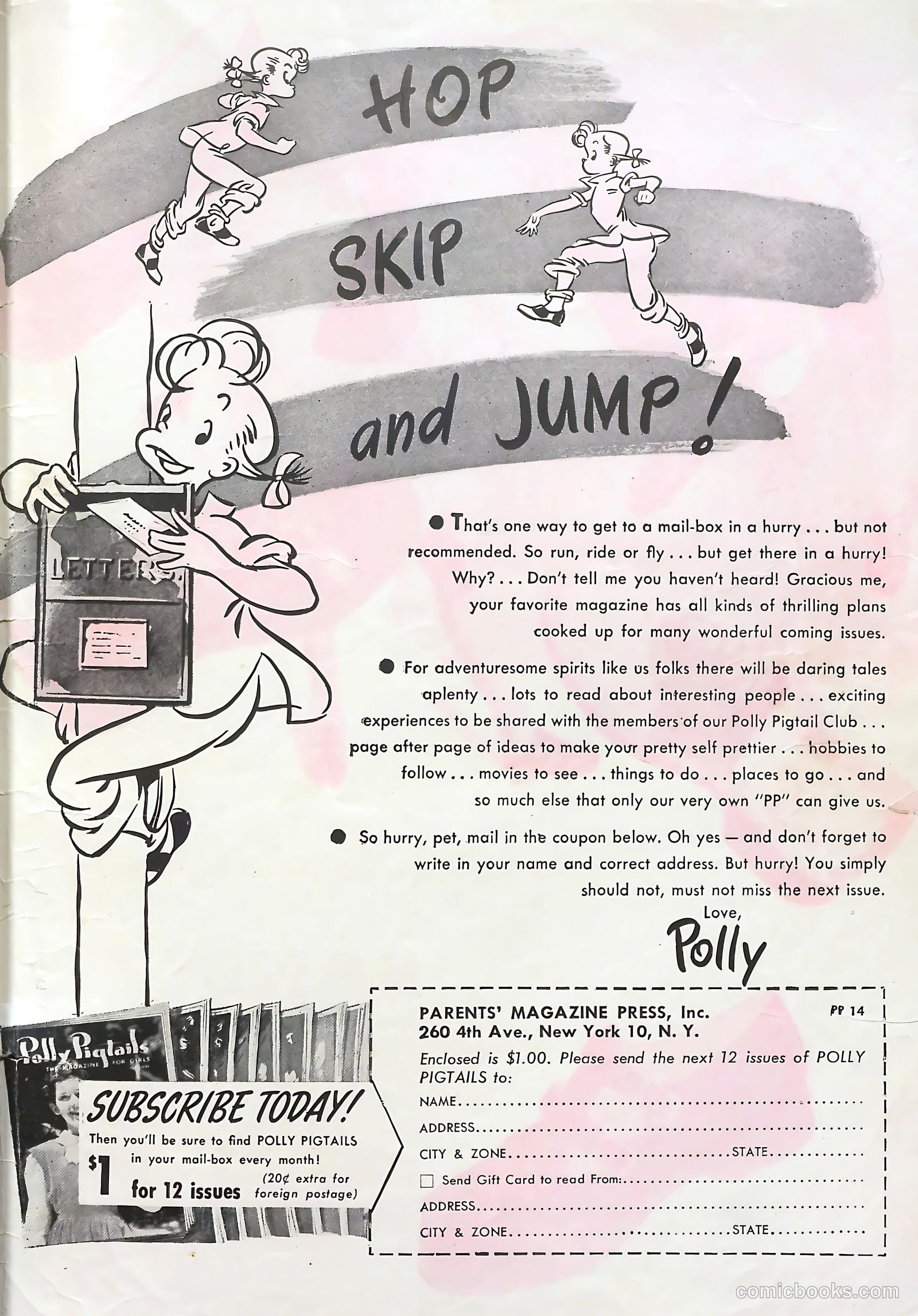 Polly Pigtails #14 (1947) — page 54 of 55
