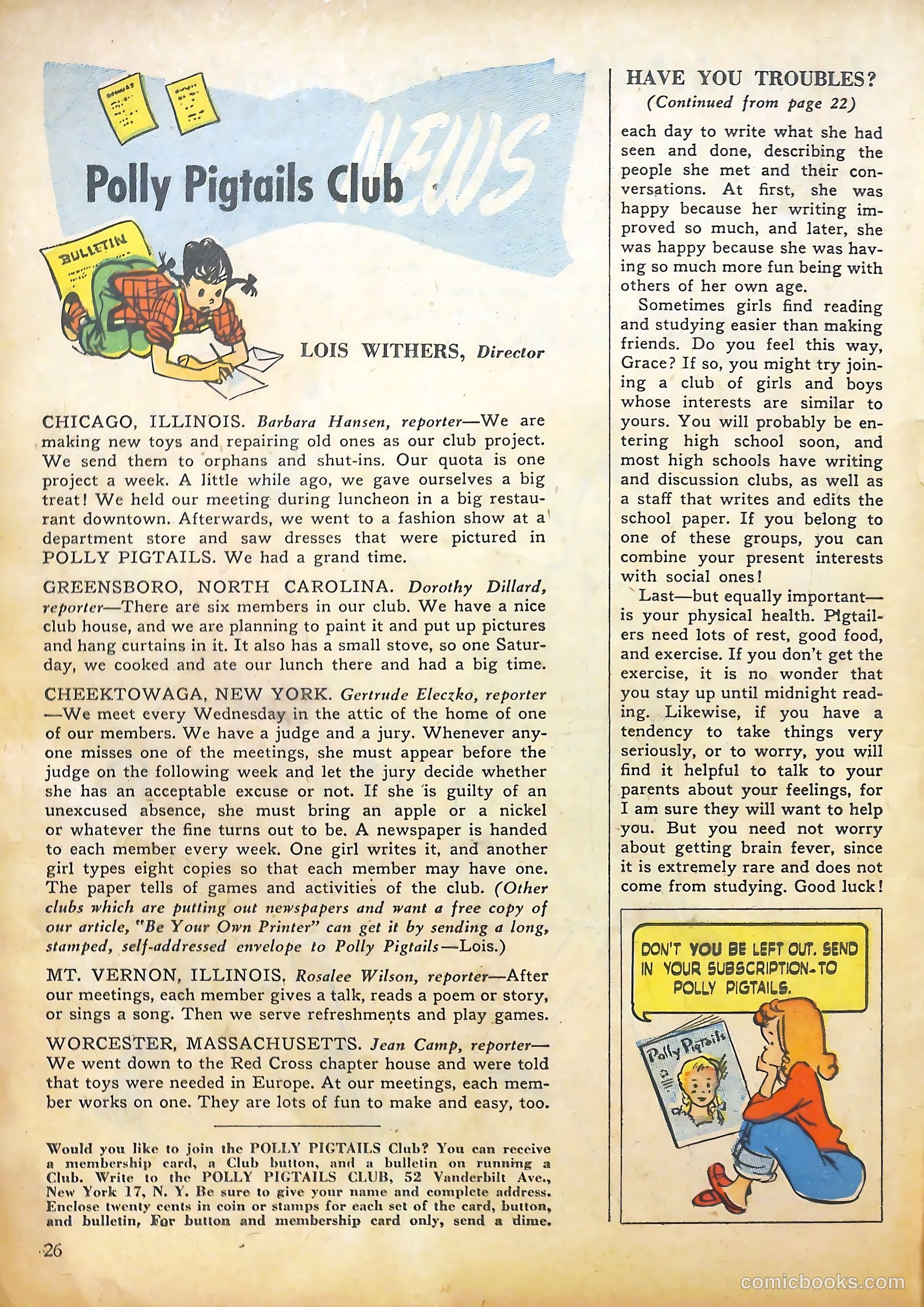 Polly Pigtails #15 (1947) — page 21 of 46